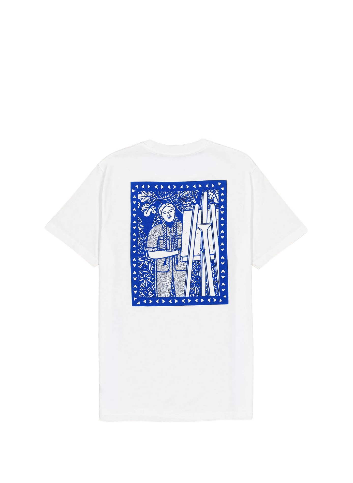 Oversized cotton T-shirt OLOW Beige