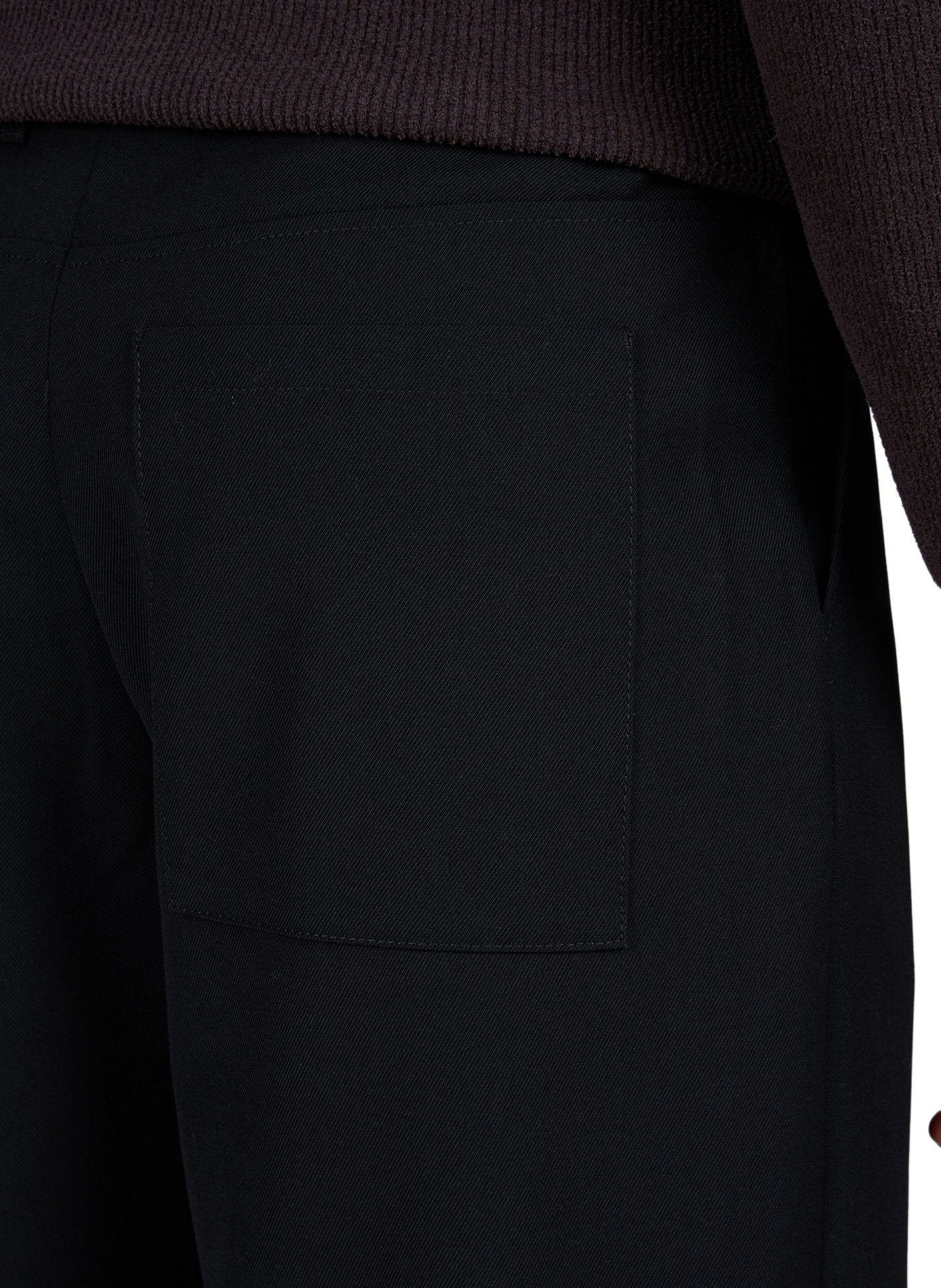 Einfarbige Camden-Bundfaltenhose | Schwarz WON HUNDRED Herren