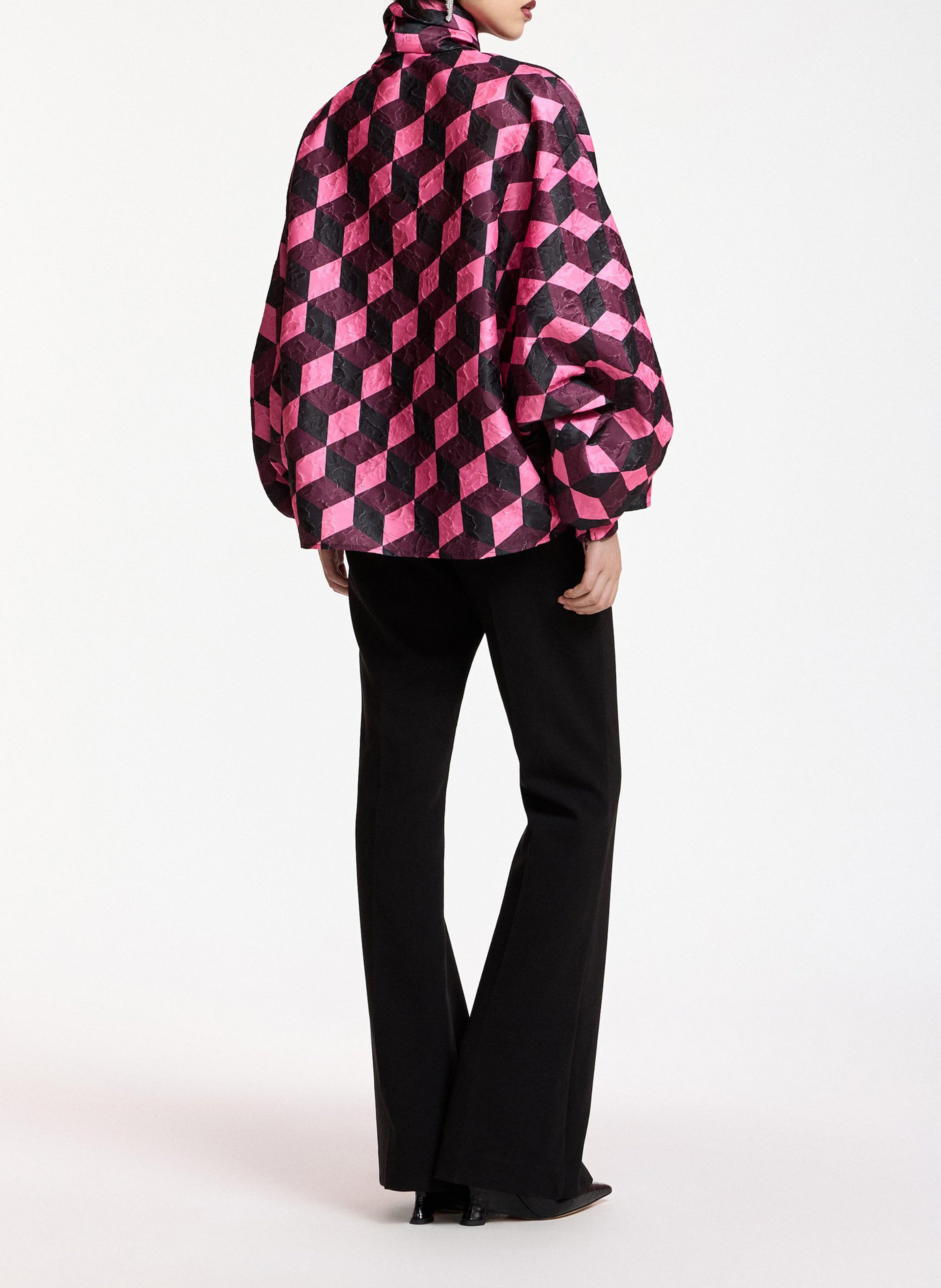 Blouse ample imprimée komo ESSENTIEL ANTWERP Rose