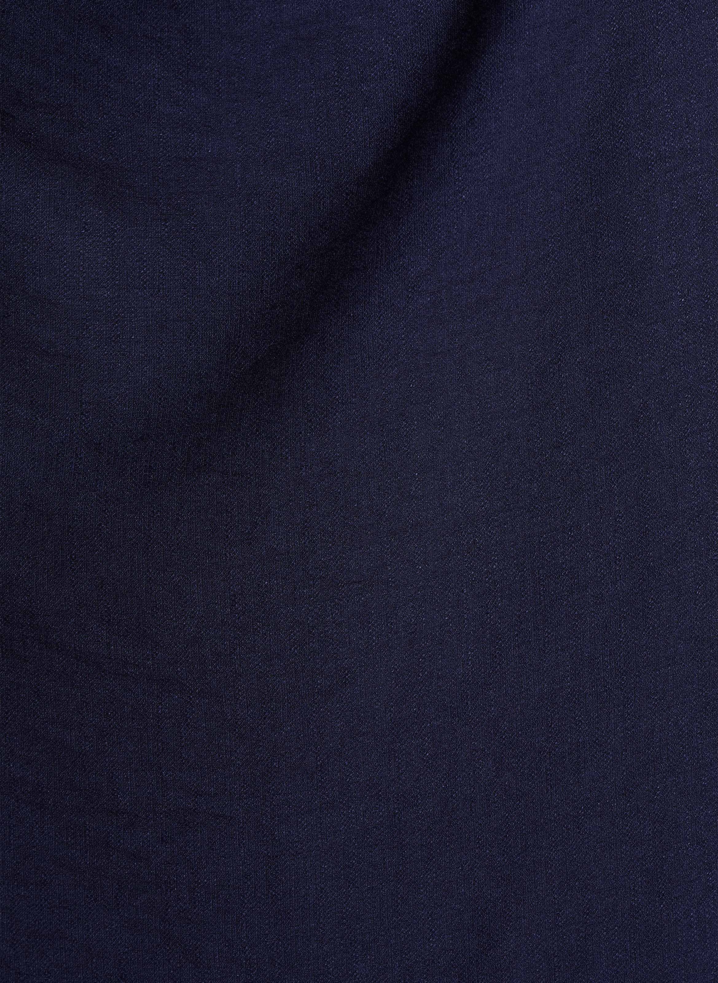 Midi jurk met ronde hals LA FEE MARABOUTEE Blauw