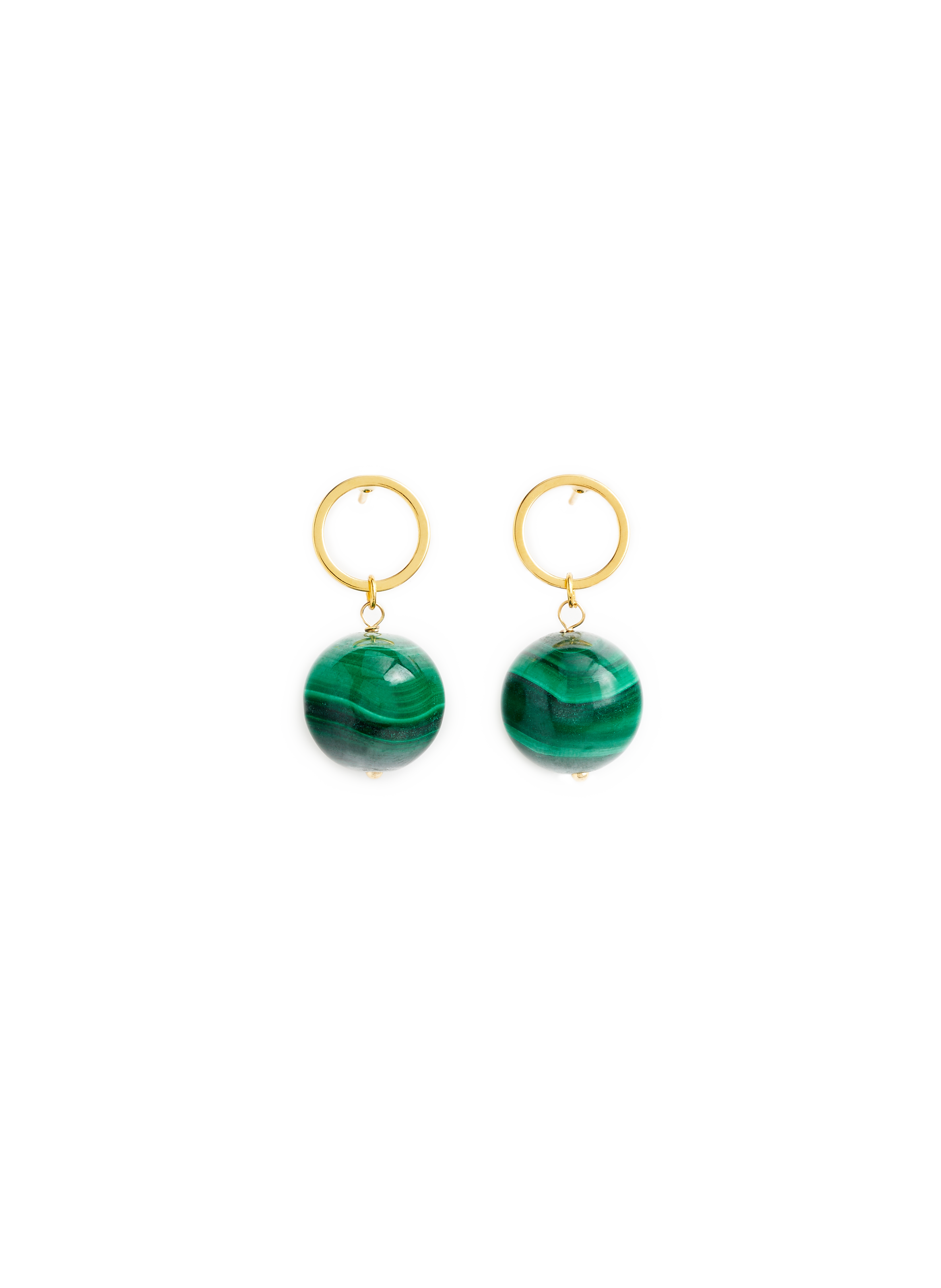 LILO Nath stone earrings Green
