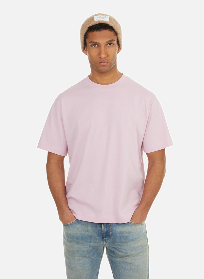 Patchwork-effect cotton T-shirt CLOSED