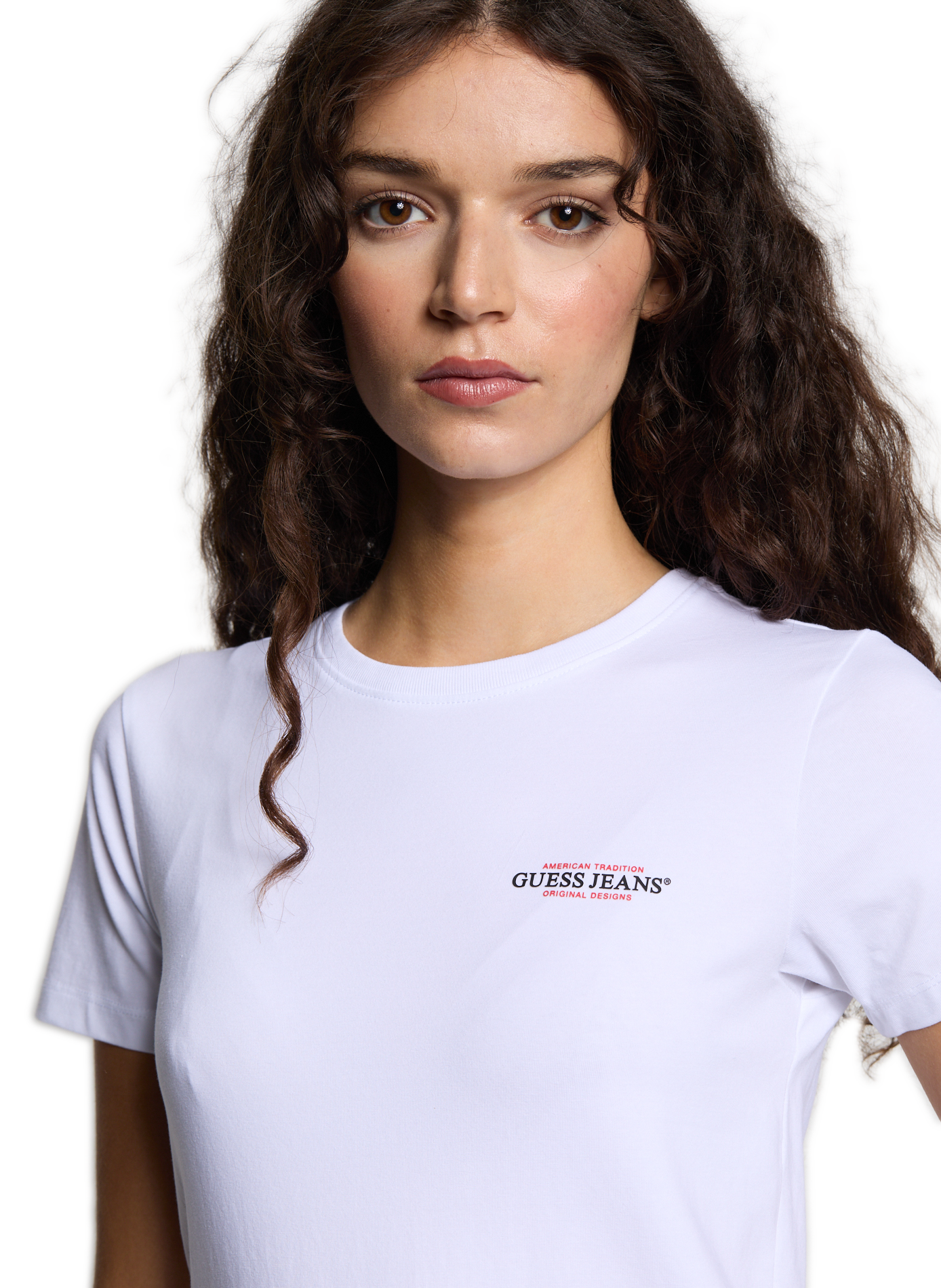 T-shirt en coton  GUESS Blanc