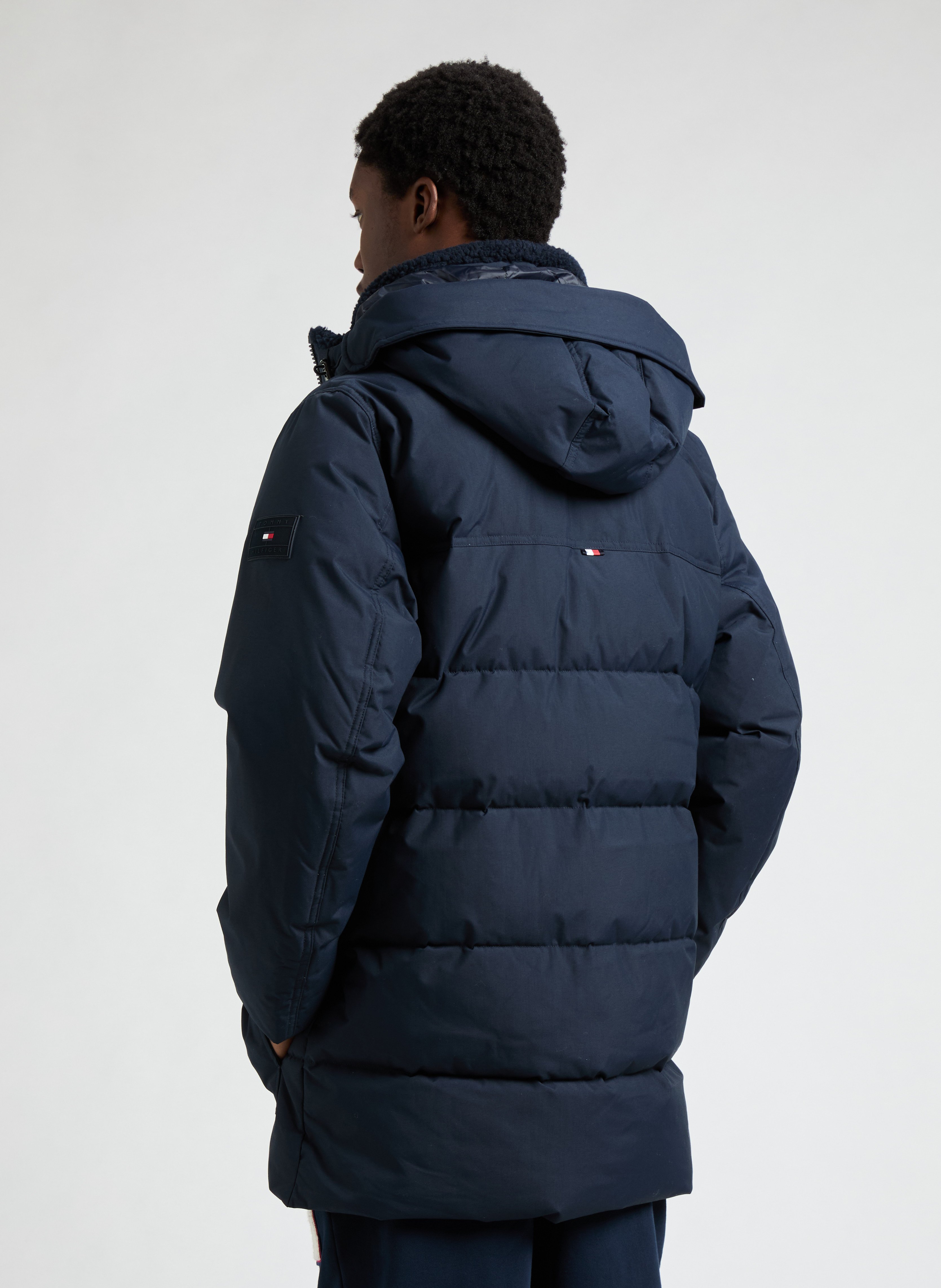 Rockie down jacket  TOMMY HILFIGER Blue
