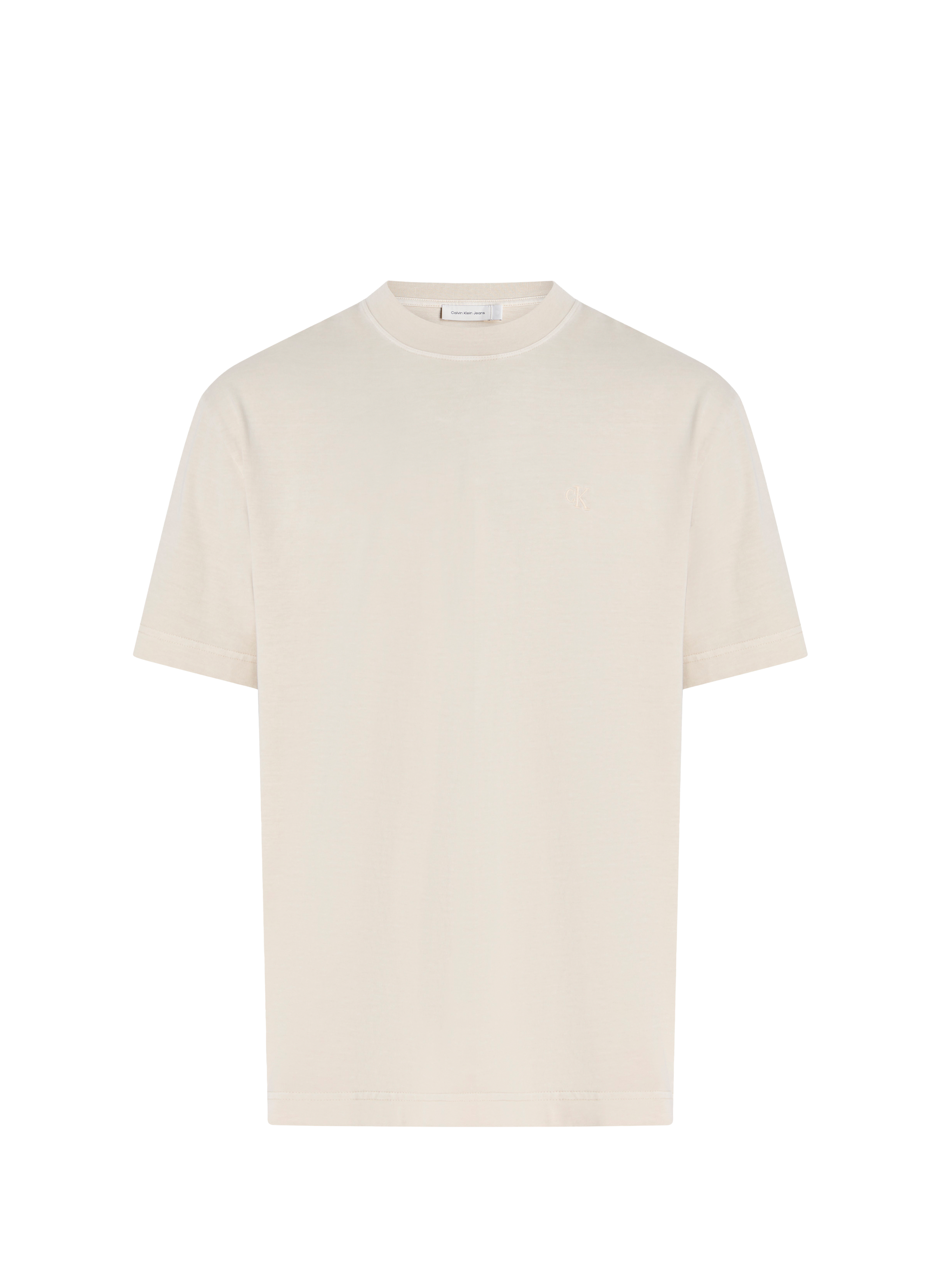 T-shirt en coton Beige