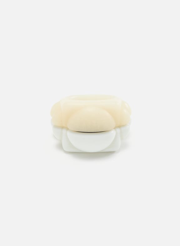 Bague Half Vieira Blanc by LA MANSO LA MANSO Bague Half Vieira Blanc