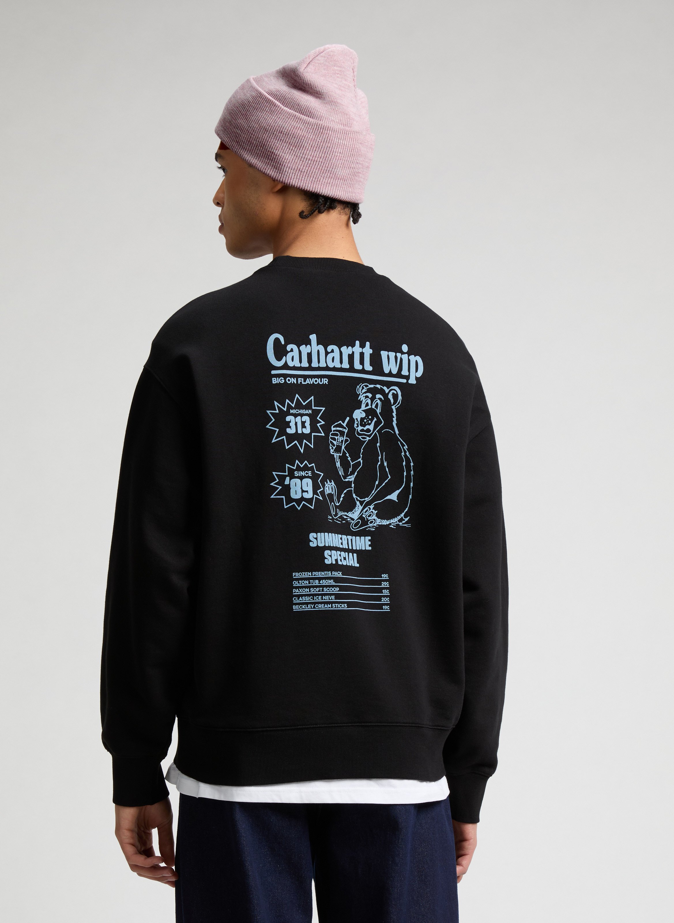 Logo beanie CARHARTT WIP Pink