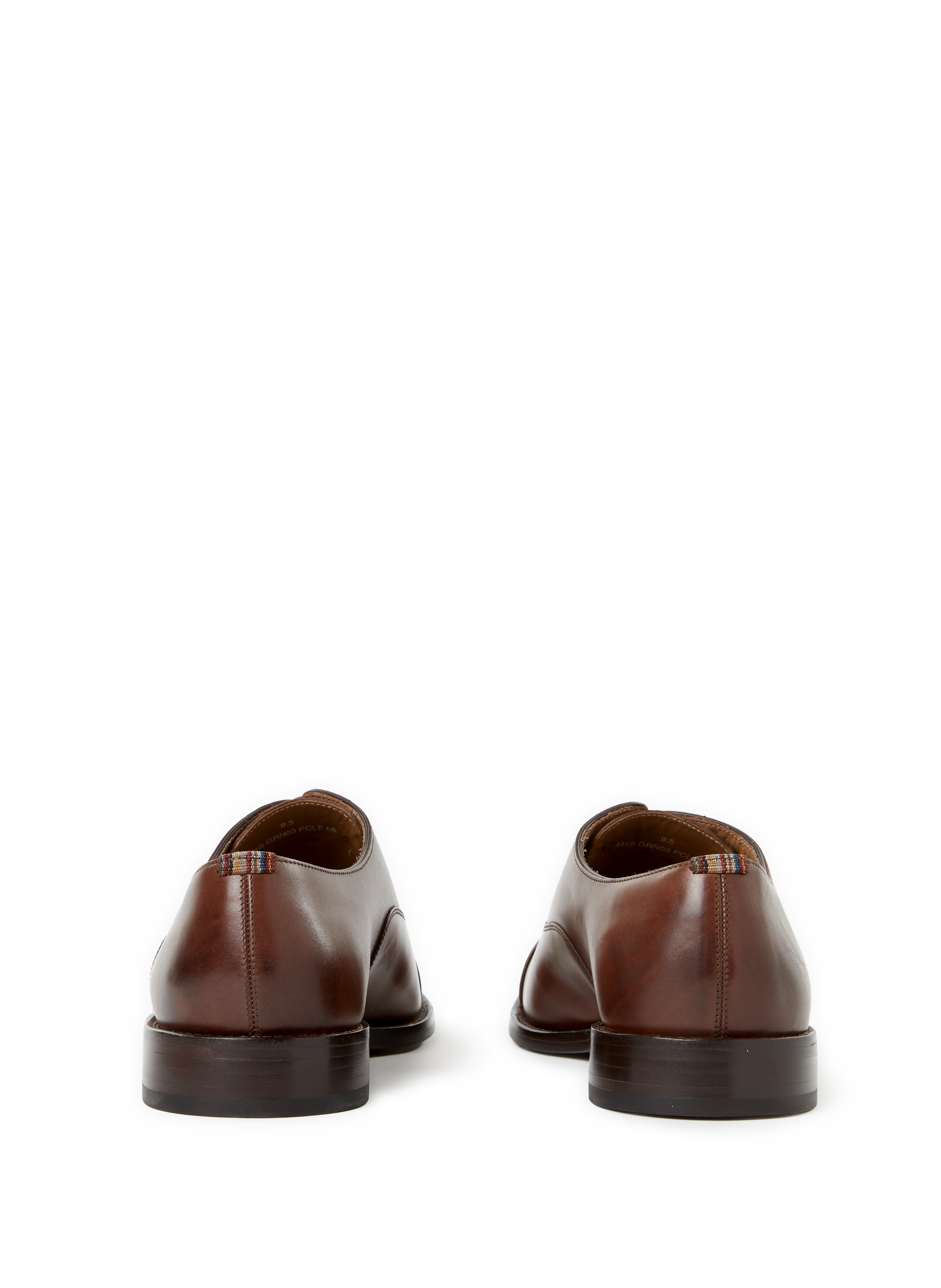 Derbies en cuir PAUL SMITH Marron