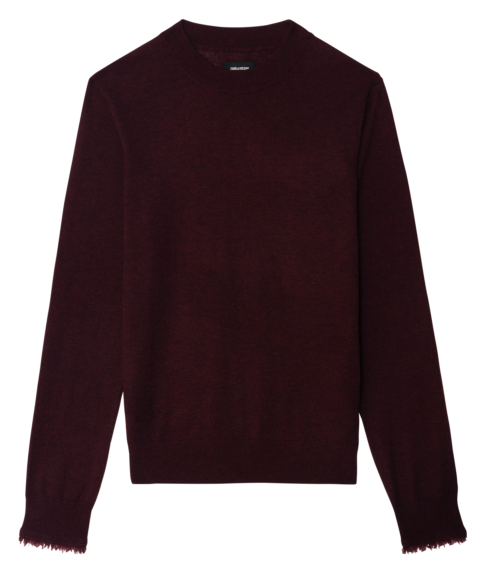 Pull col rond manches longues en cachemire ivy ZADIG&VOLTAIRE Violet