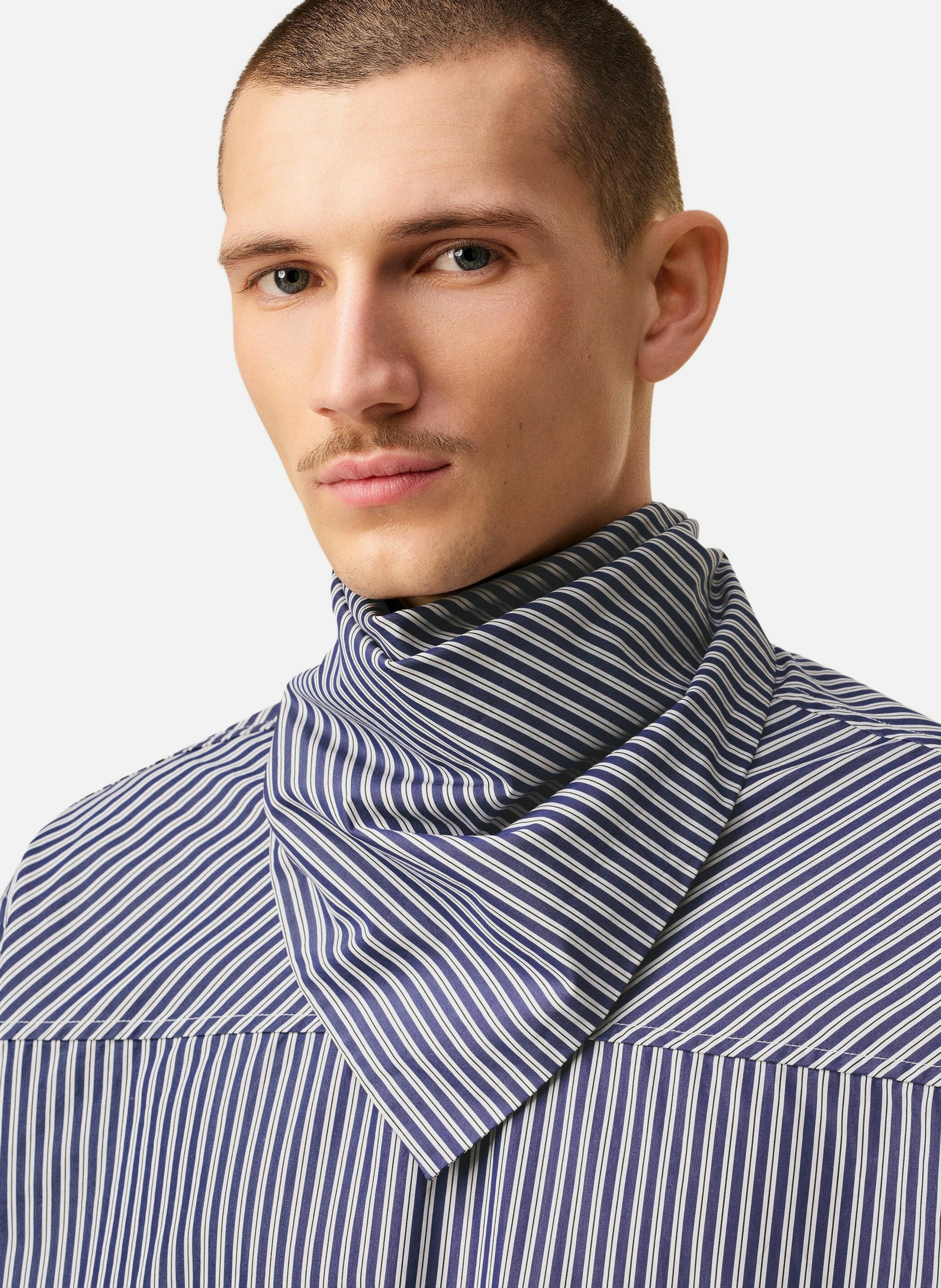 Robe midi bandana en coton unisexe AMI PARIS Bleu