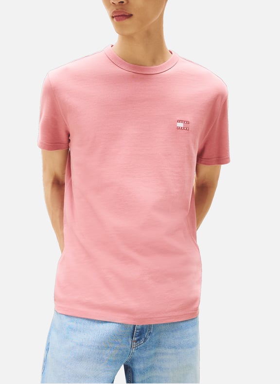 Classic Cotton T-Shirt Pink by TOMMY HILFIGER TOMMY HILFIGER Classic Cotton T-Shirt Pink
