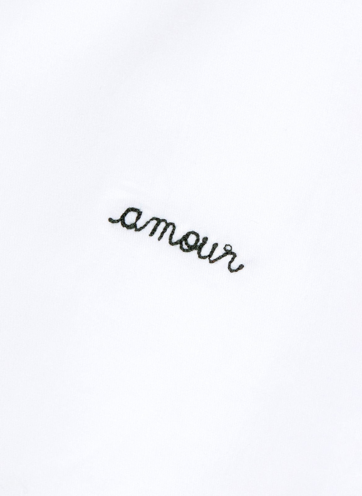 Long-sleeved cotton shirt White