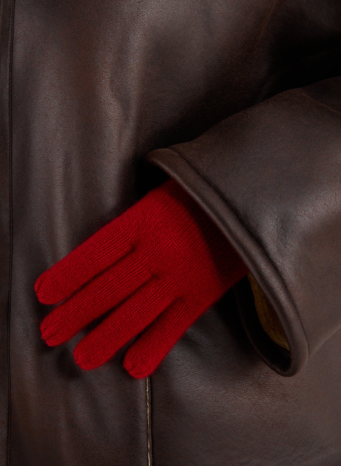 Gants en cachemire SAISON 1865 Rouge