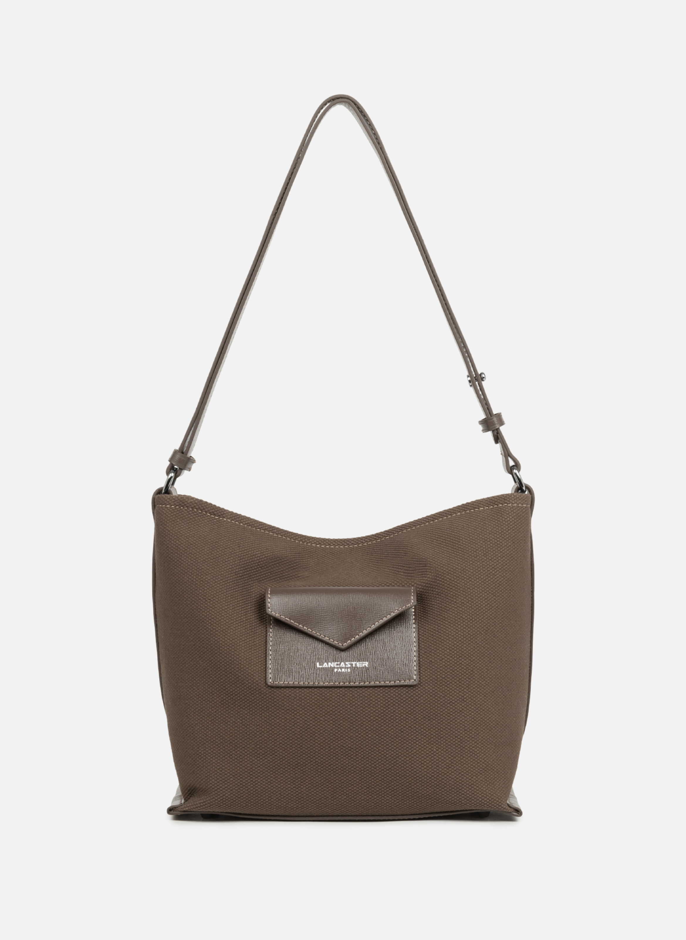 LANCASTER Sac seau - canvas kba Marron