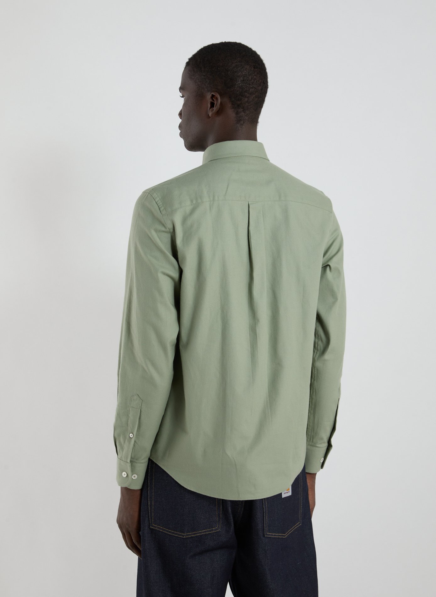 Chemise col américain en coton AIGLE Vert