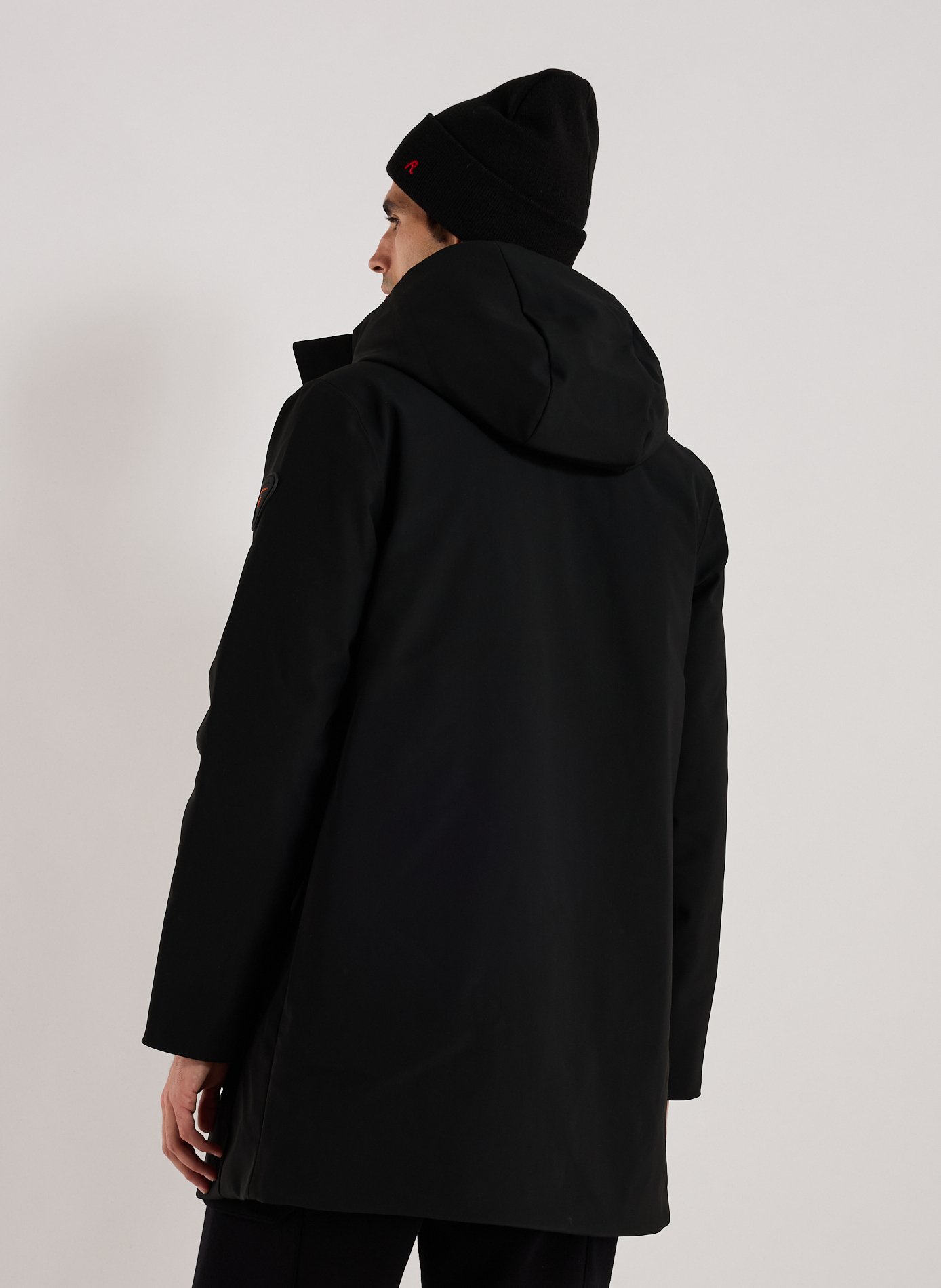 Parka technique mi longue à capuche GERTRUDE ET GASTON Bleu