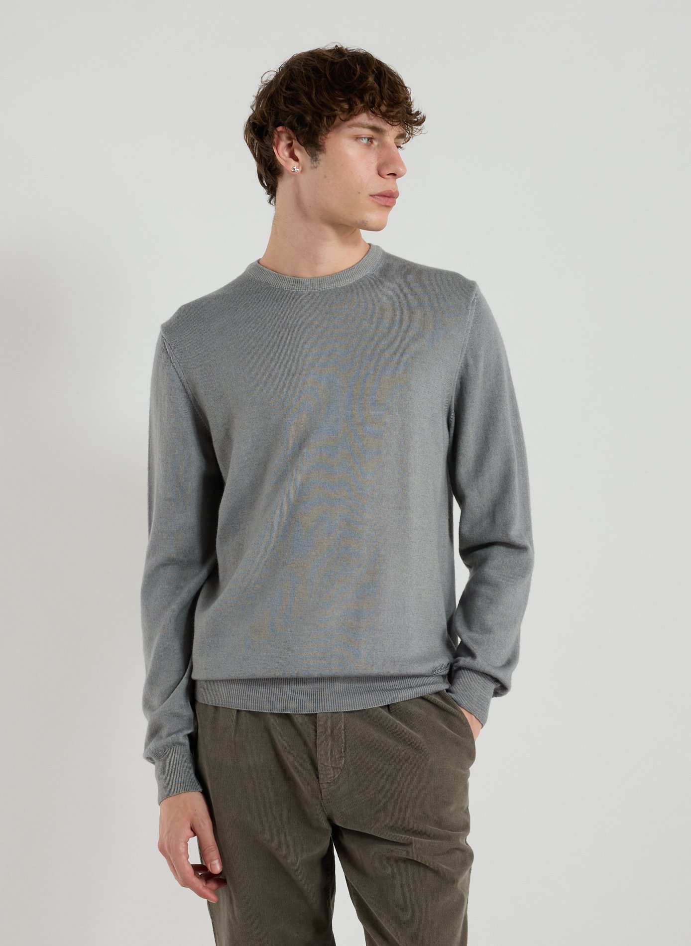 WOOLRICH Crew-neck jumper Grey