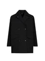 Trench doublé en coton mélangé | Black by OOF WEAR OOF WEAR Trench doublé en coton mélangé | Black