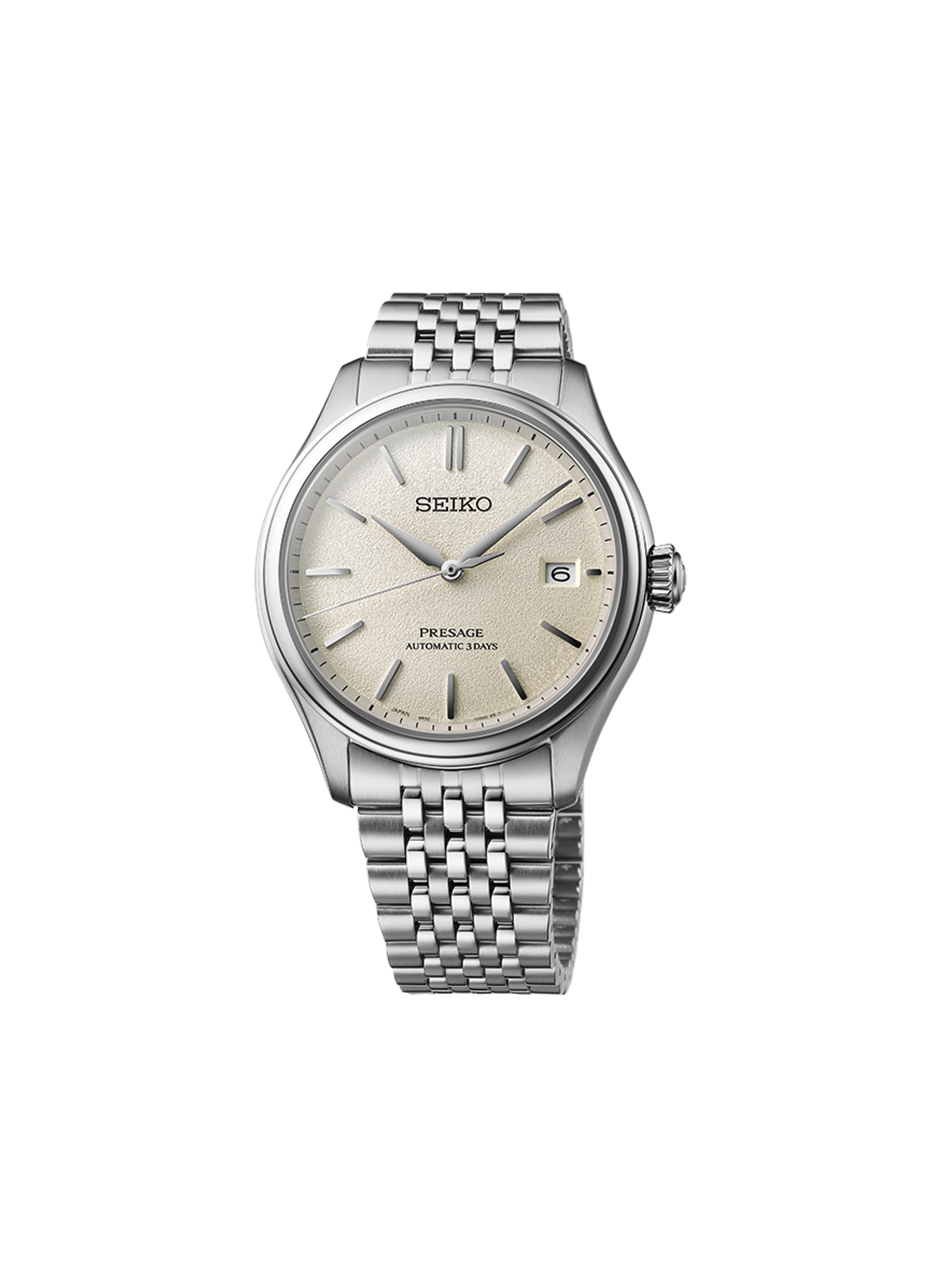 Montre en acier inoxydable SEIKO Blanc