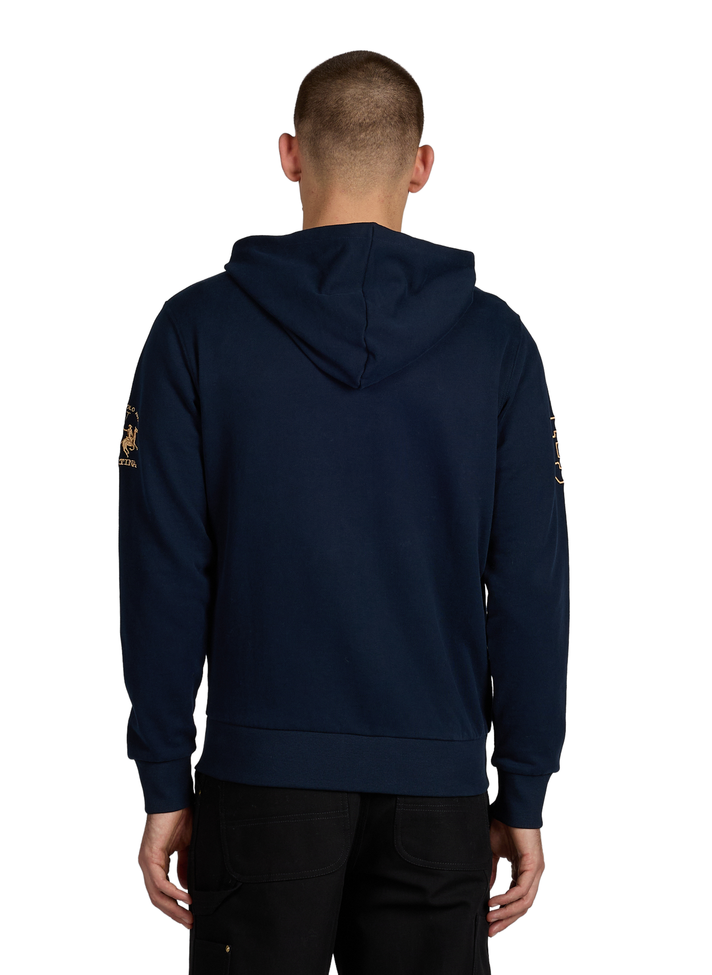 Hoodie à glissière en coton  LA MARTINA Bleu