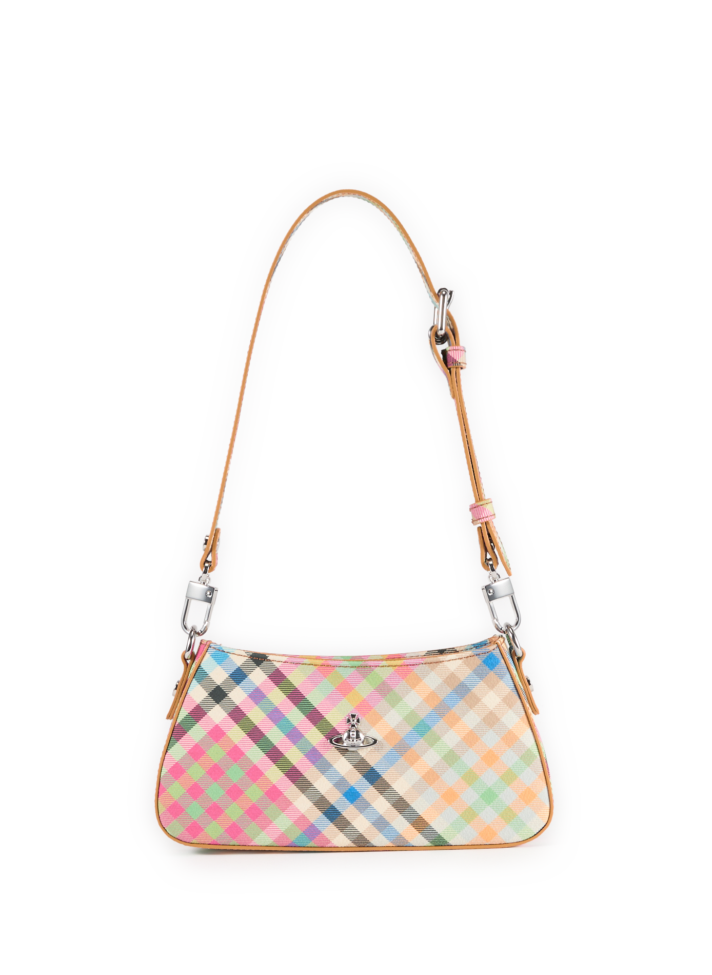 VIVIENNE WESTWOOD Checked shoulder bag Tasha Multicolour