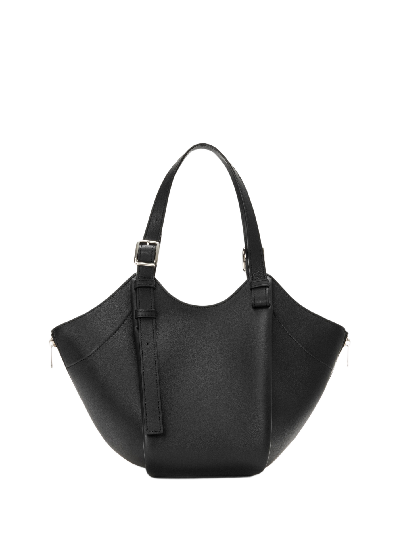Sac Hammock Flip en cuir de veau classique LOEWE Noir