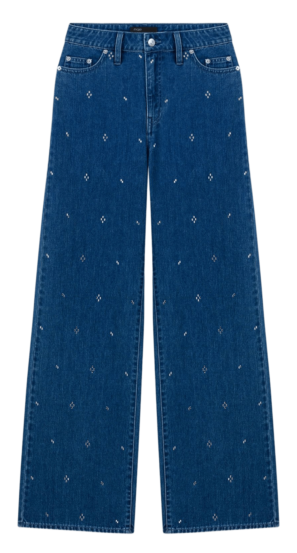 Jean large MAJE Bleu