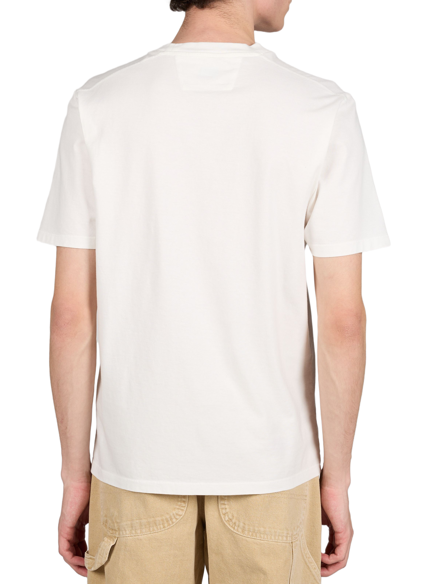 Cotton Logo T-shirt CP COMPANY White