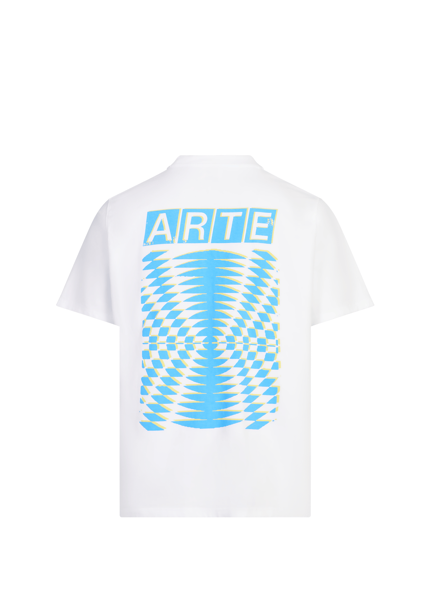Printed back cotton t-shirt ARTE ANTWERP White