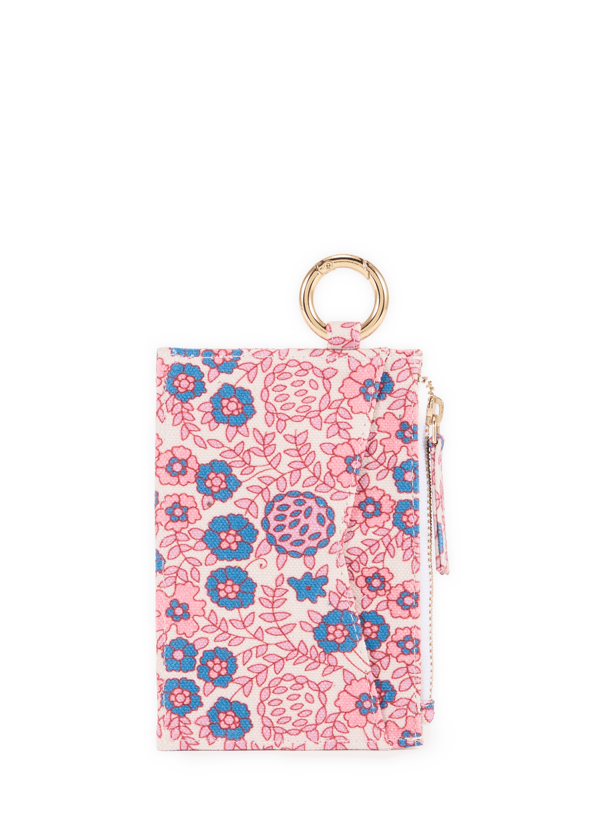 Elmo printed cotton cardholder PETITE MENDIGOTE Pink