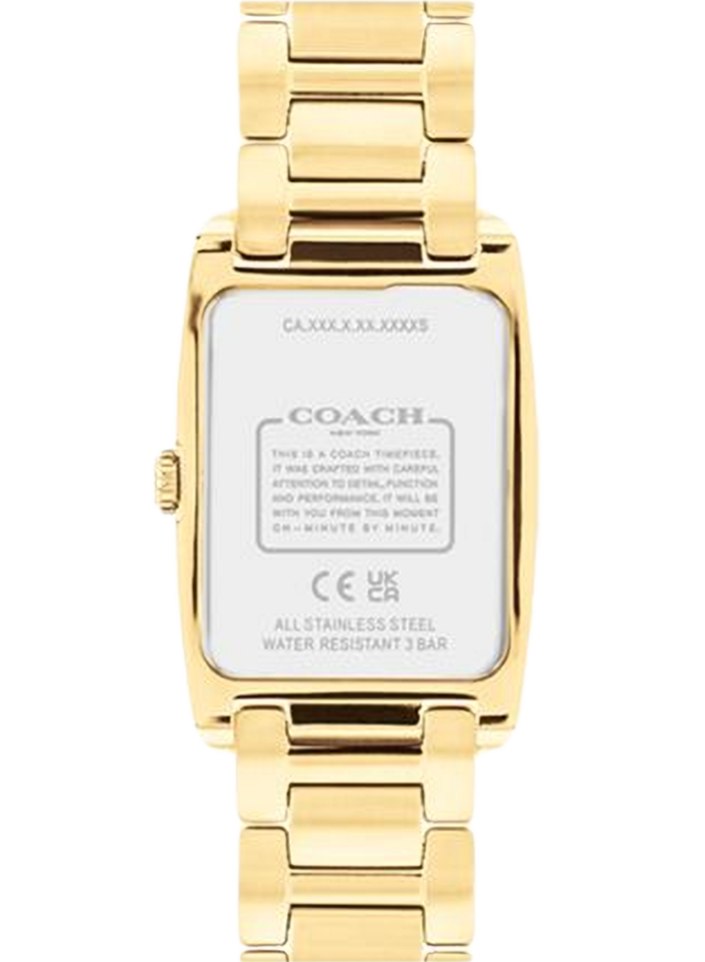 Montre quartz Reese en acier inoxydable COACH MONTRES Doré