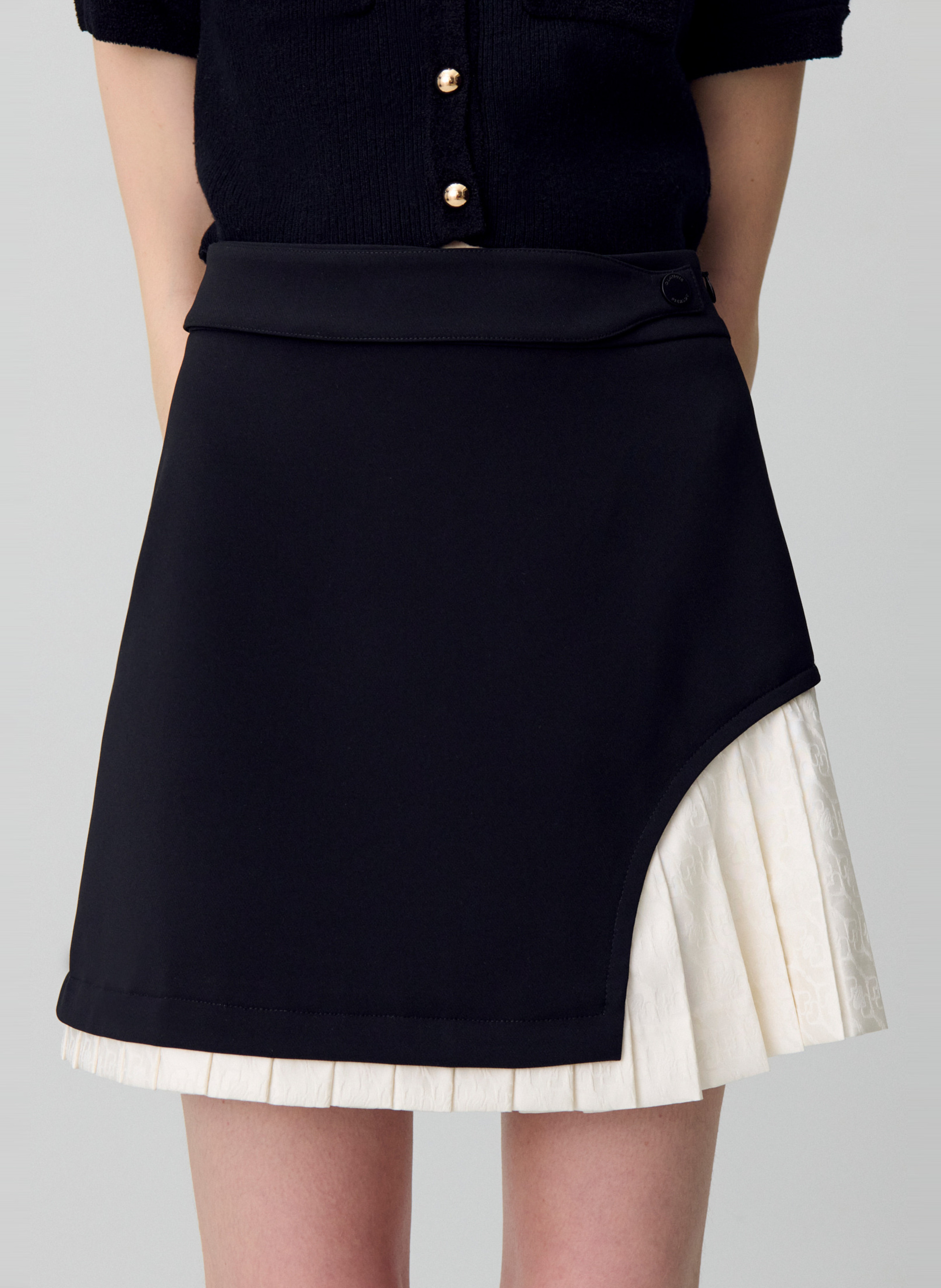 Jupe courte bicolore scarlett CLAUDIE PIERLOT Multicolore