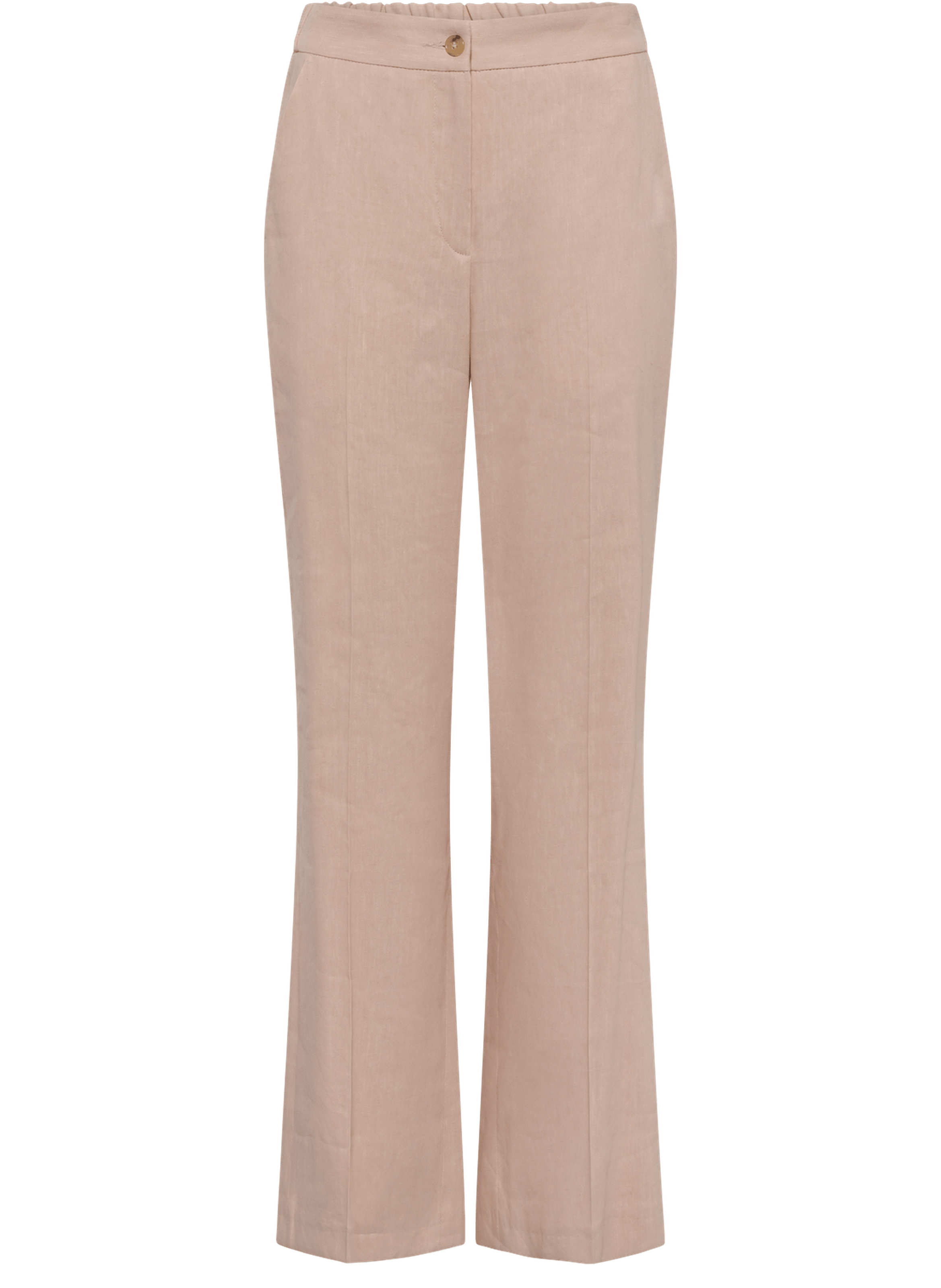 Pantalon droit en lin mélangé - alayna GERARD DAREL Rose