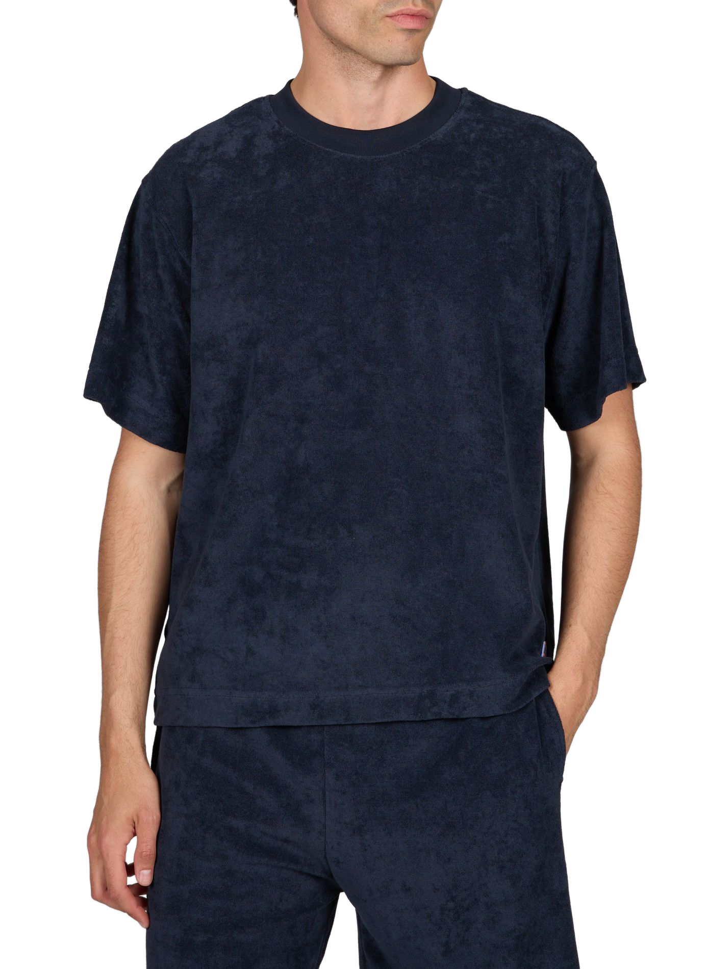 T-shirt éponge oversize Toby en coton mélangé GERTRUDE ET GASTON Bleu