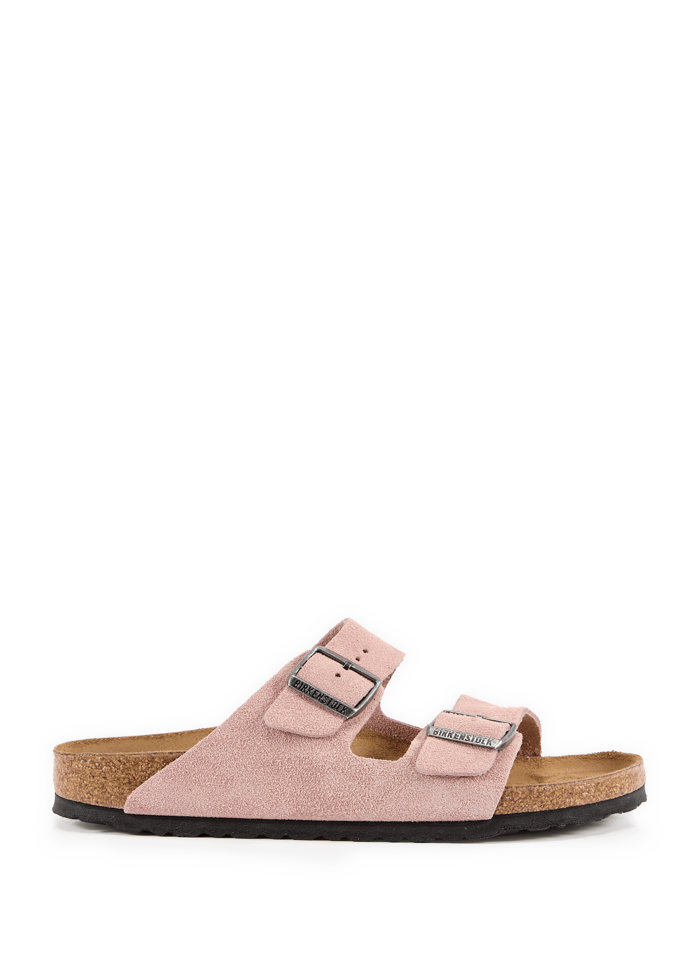Platte leren muiltjes Arizona BIRKENSTOCK Roze