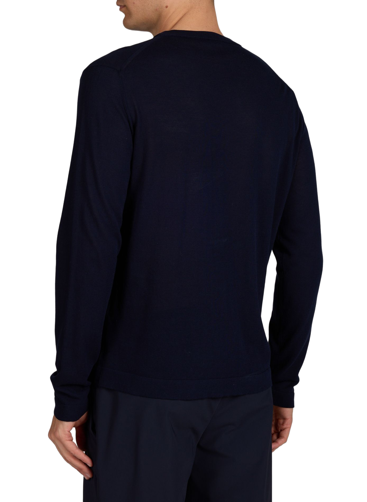 Pull droit en coton CRUNA Bleu