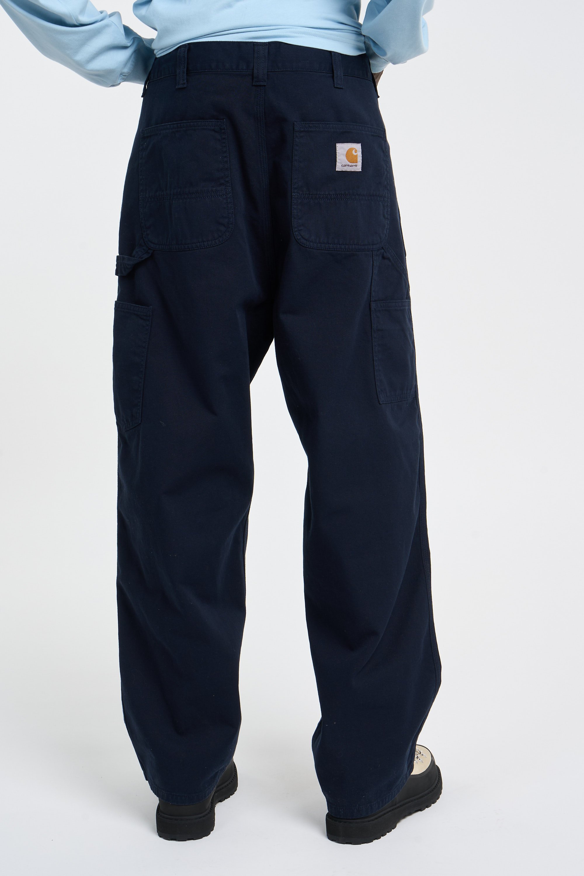 Pantalon og single knee pant CARHARTT WIP Bleu