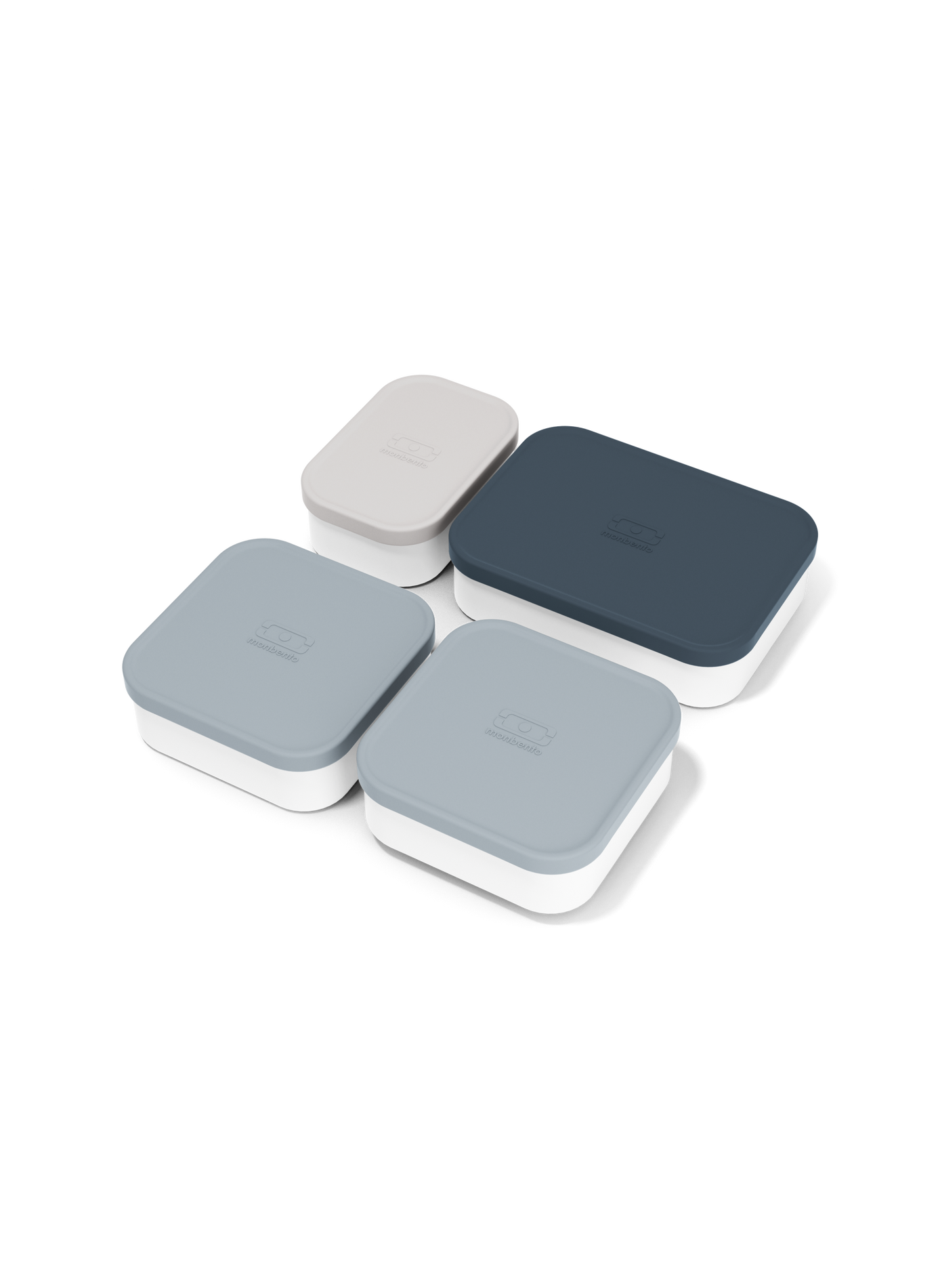 Set de 4 boîtes MB MONBENTO Gris