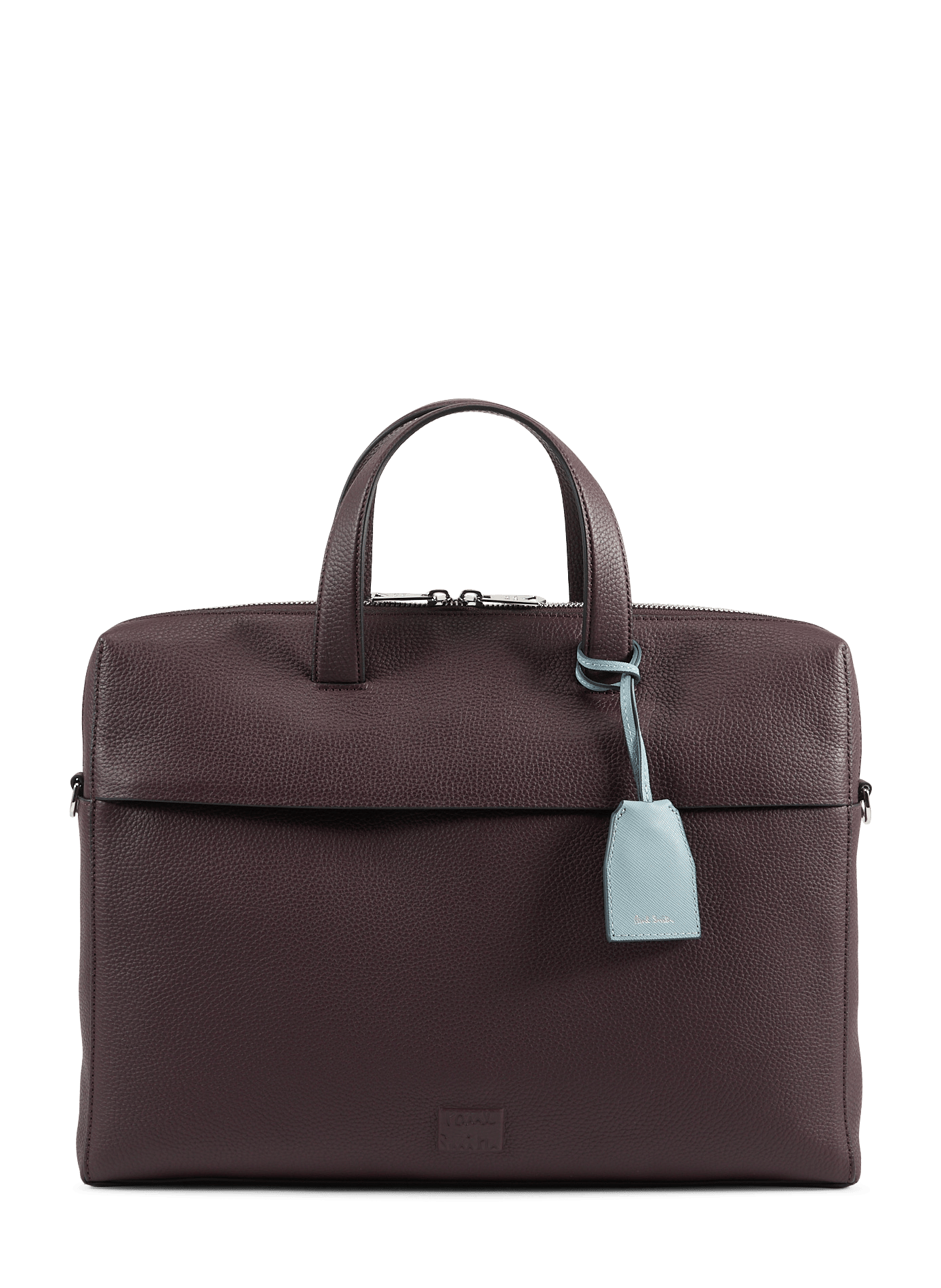 Porte-documents à bandoulière en cuir grainé PAUL SMITH Rouge