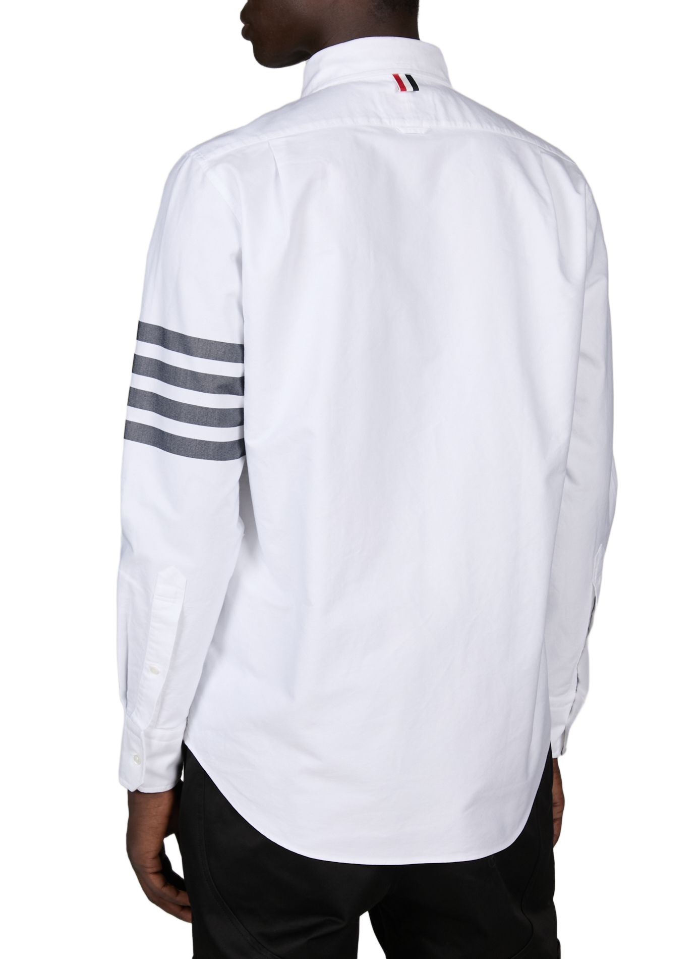 Straight cotton shirt THOM BROWNE White
