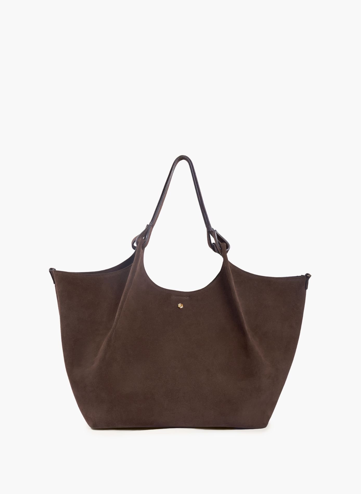 Sac cabas sybil cuir daim JULES & JENN Marron