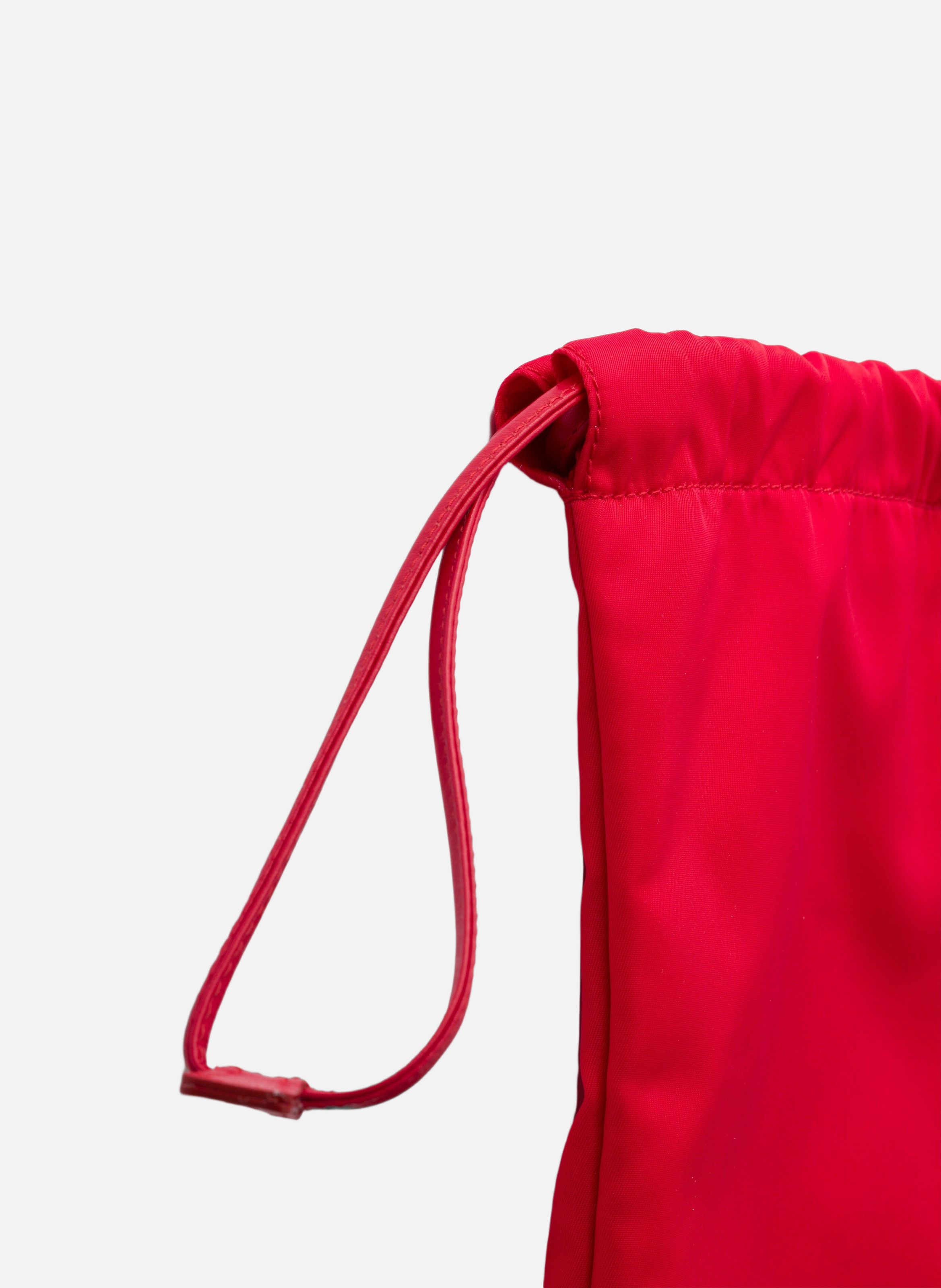 Pochette prada wish en re-nylon PRADA Rouge