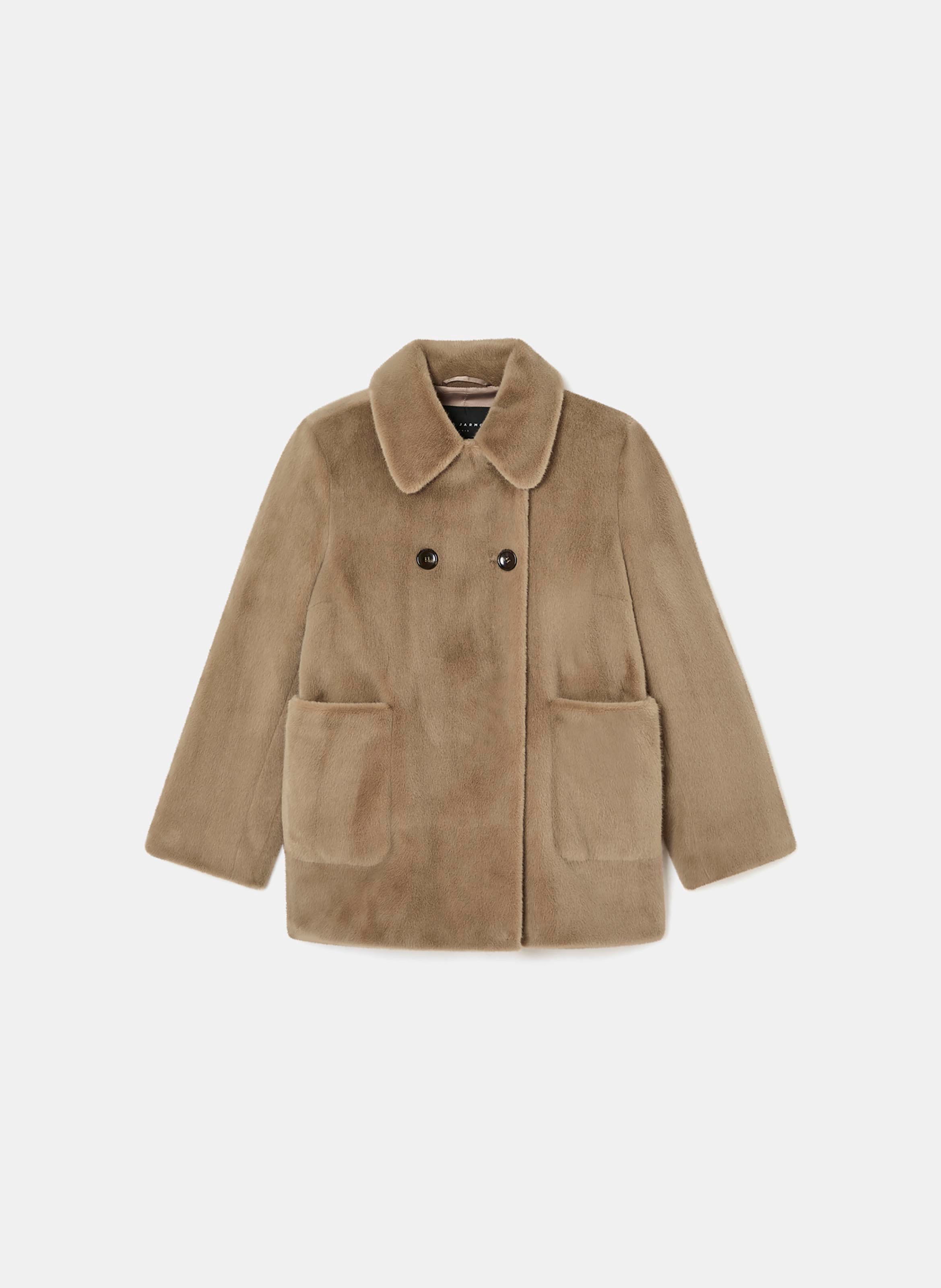 Manteau fausse fourrure melba TARA JARMON Marron