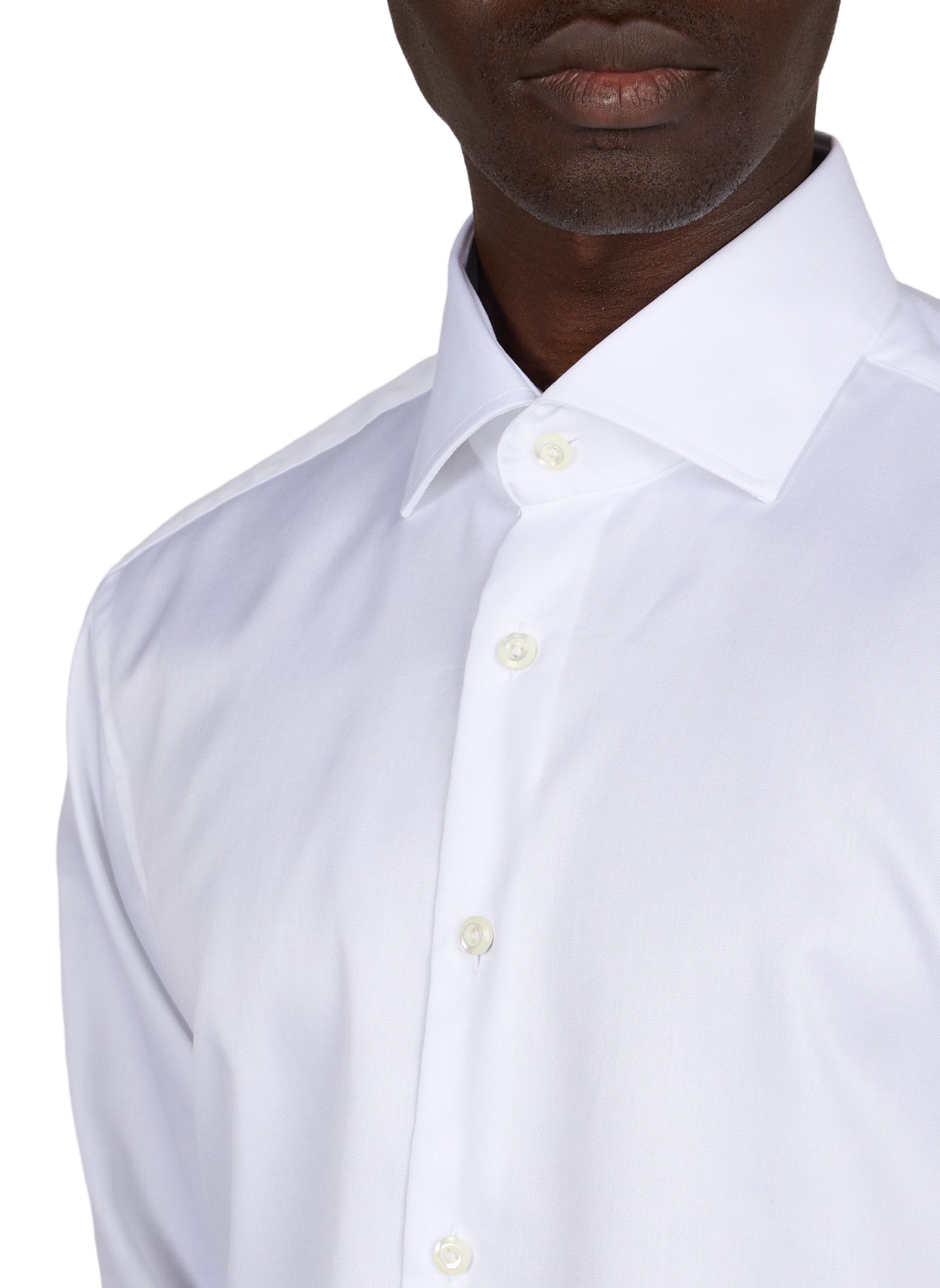 Fitted cotton Shirt VAN LAACK White