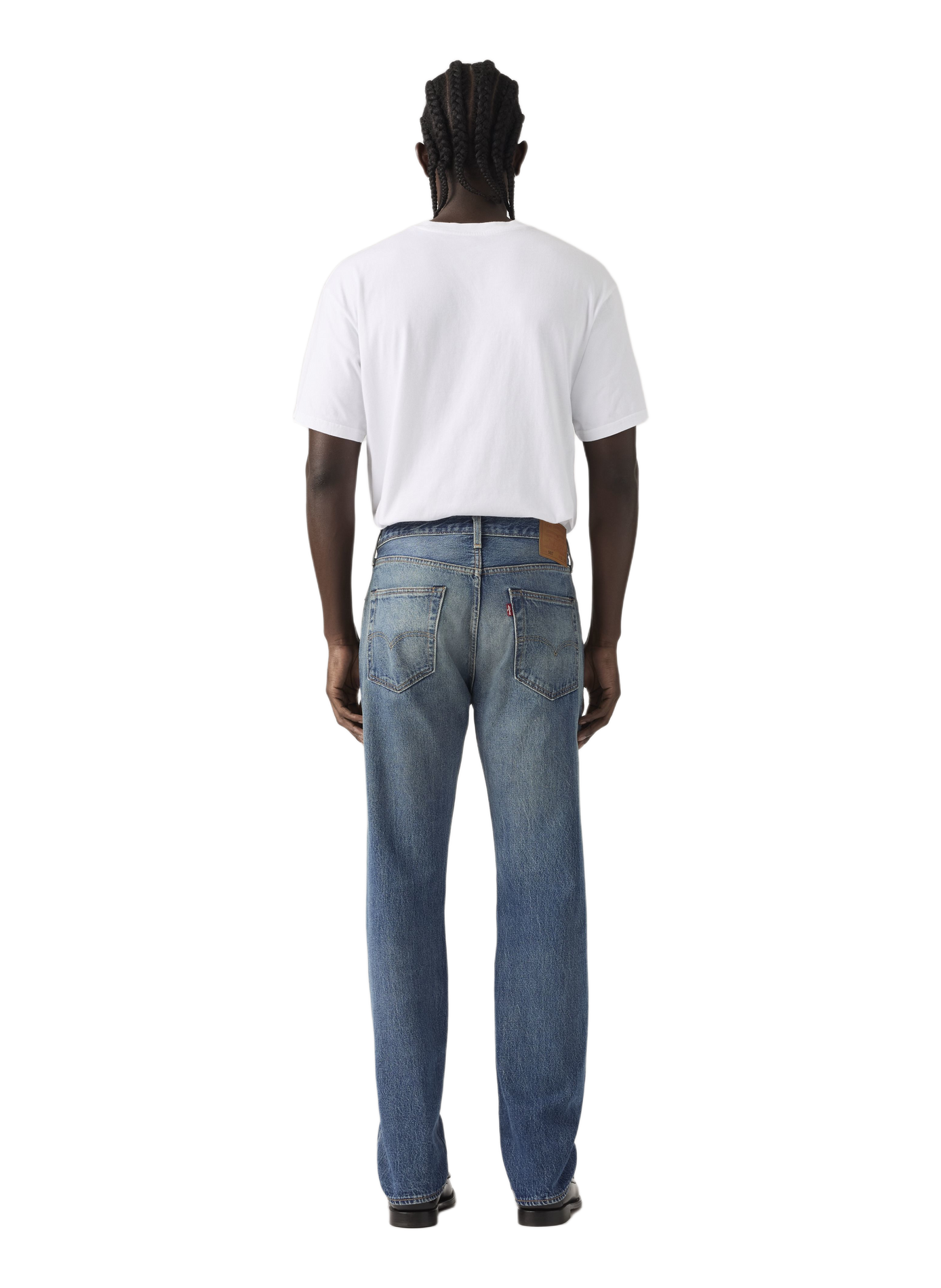 Straight cotton jeans LEVI'S Blue