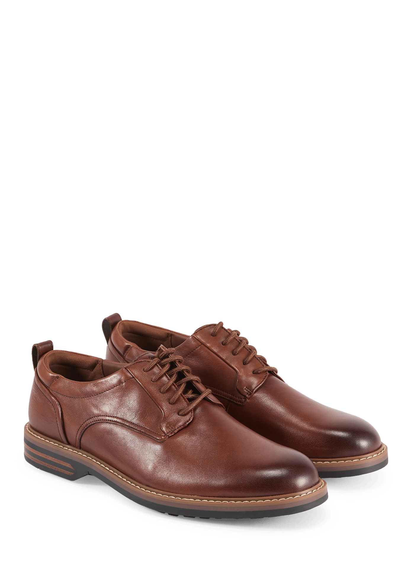 Derbies Aldwin en cuir CLARKS Marron