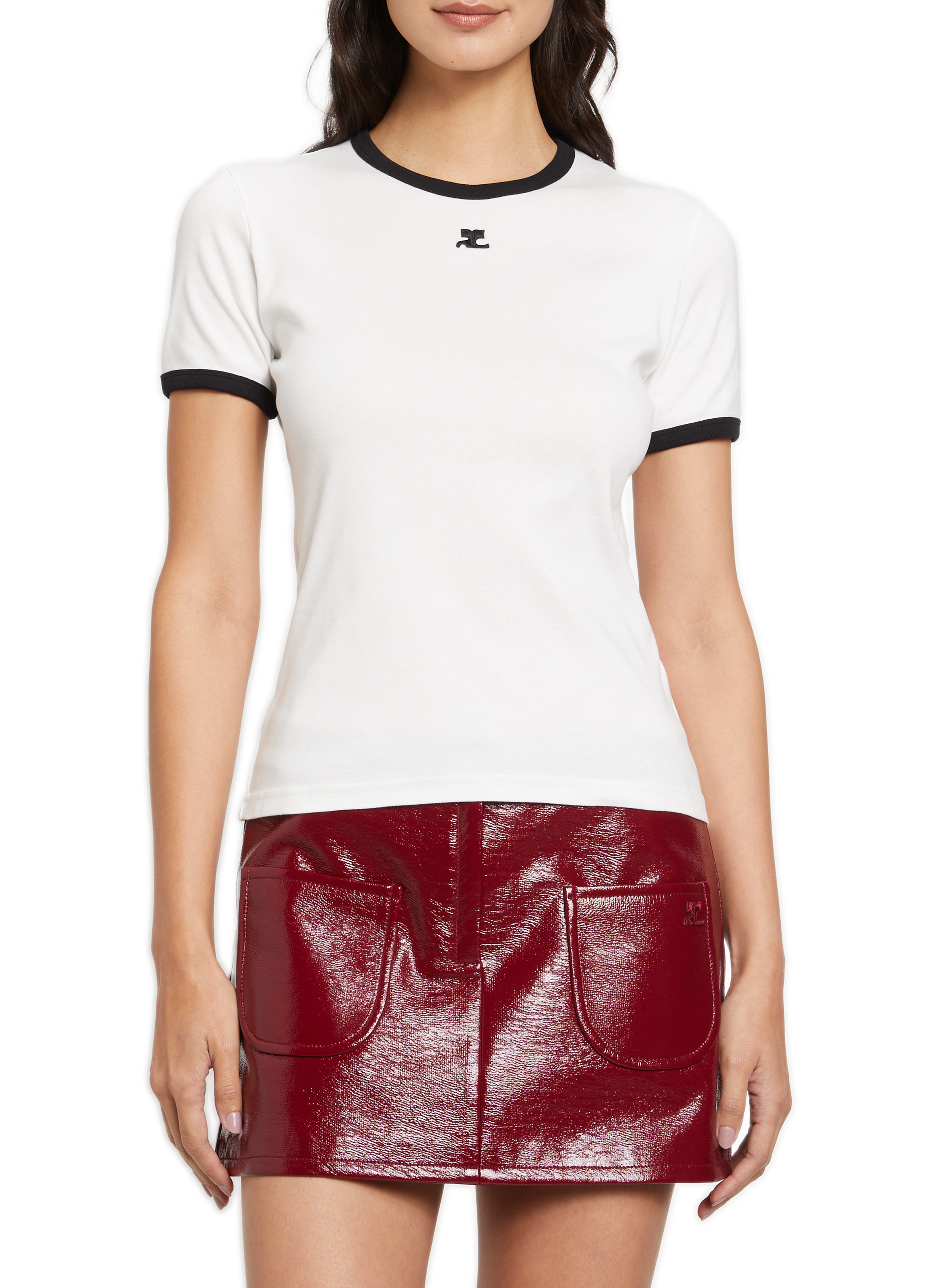Baumwoll-T-Shirt COURRÈGES Mehrfarbig