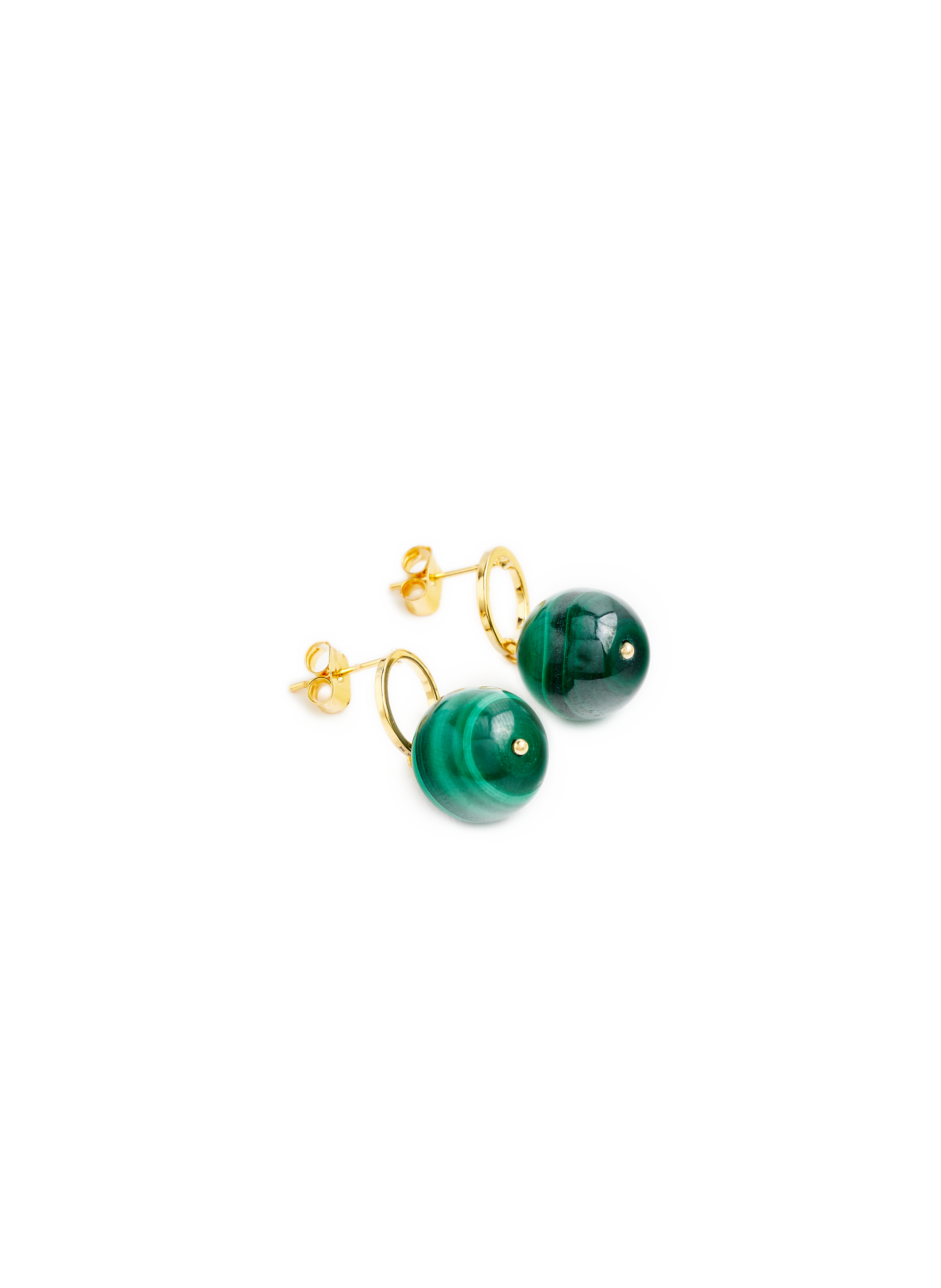 Nath stone earrings LILO Green