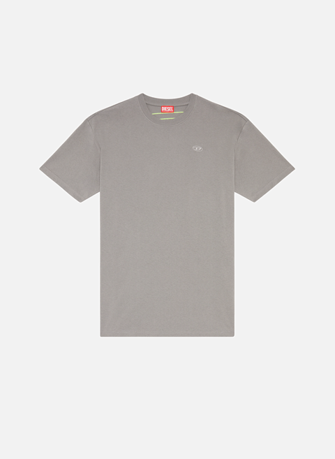 Gray cotton t-shirtDIESEL 