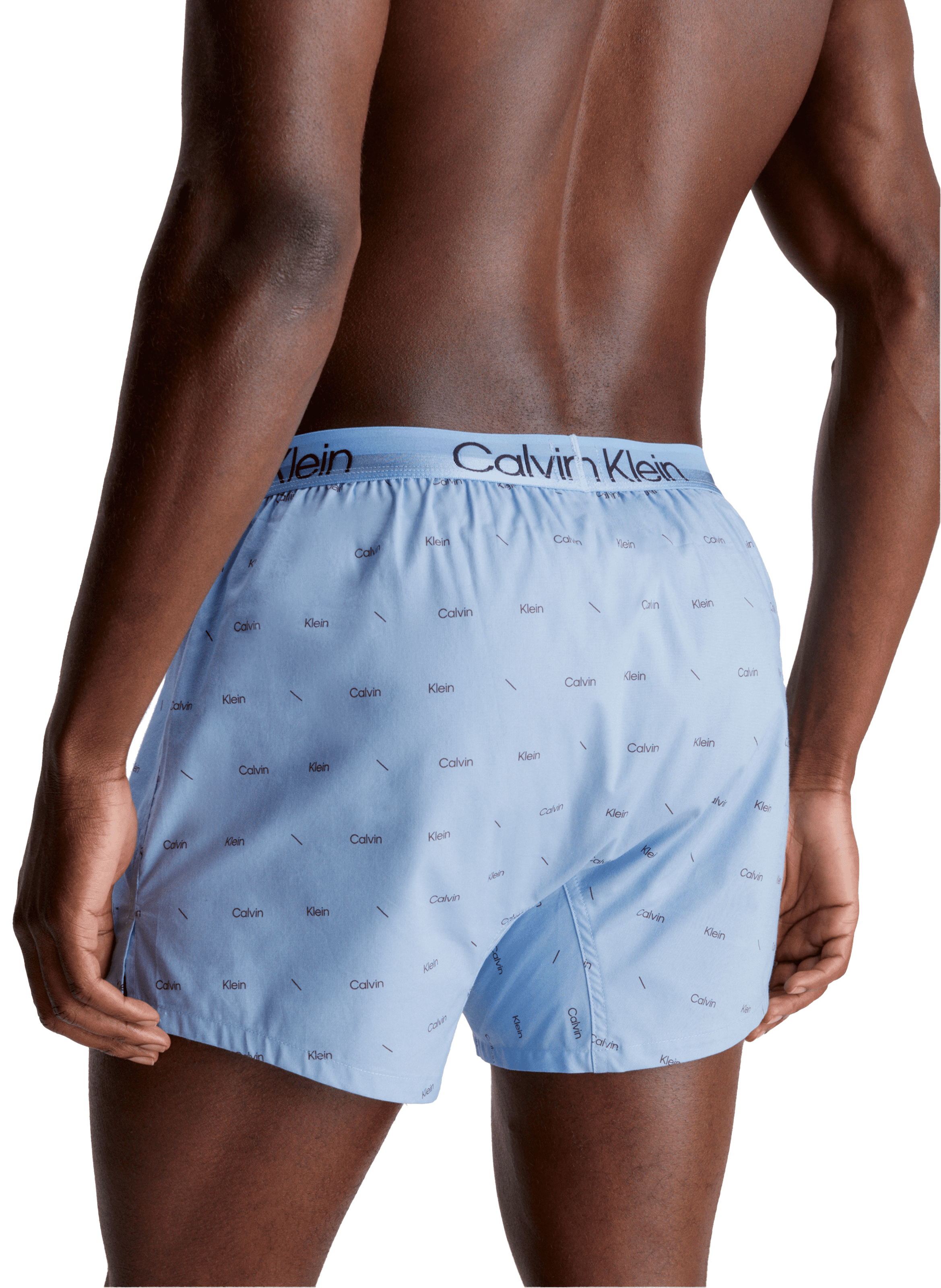 Caleçon logotypé slim Bleu